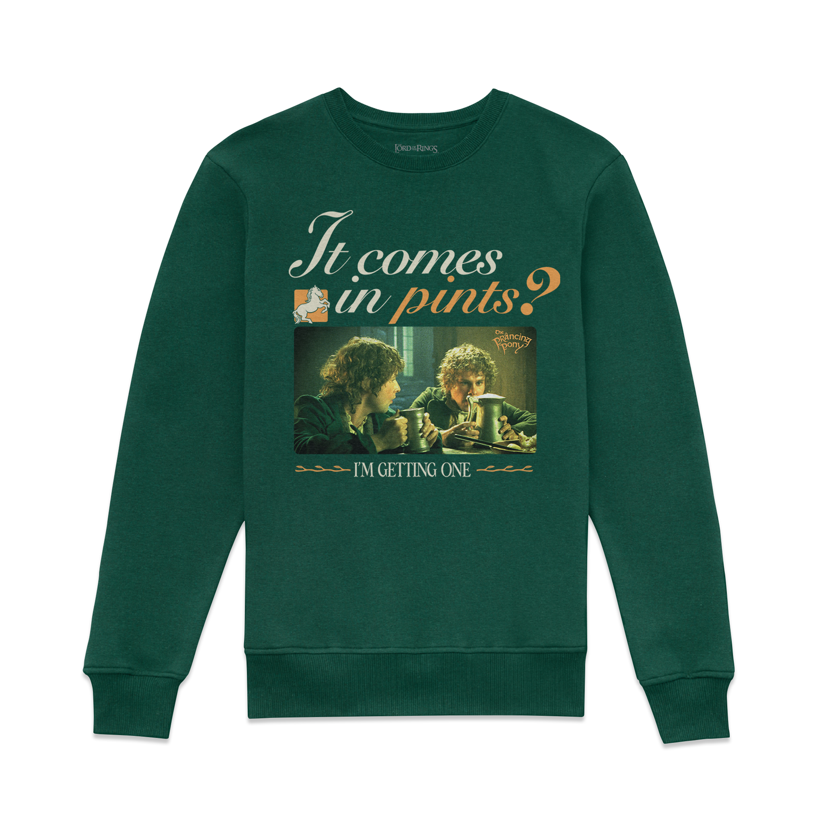 Lord Of The Rings It Comes In Pints Sweatshirt - Green - M