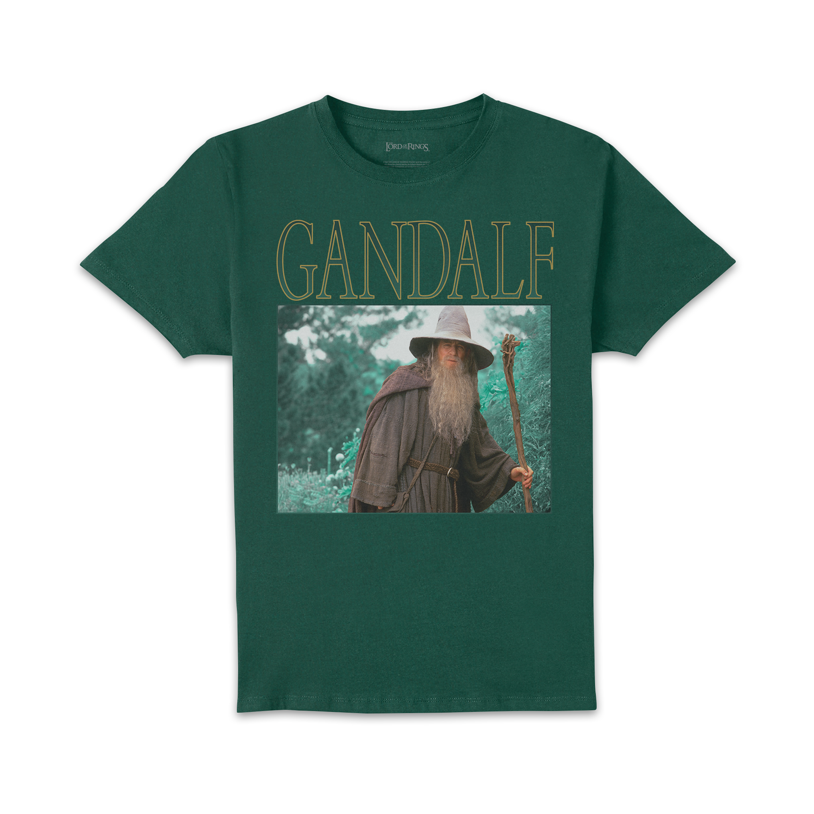 Lord Of The Rings LOTR Gandalf Unisex T-Shirt - Green - M