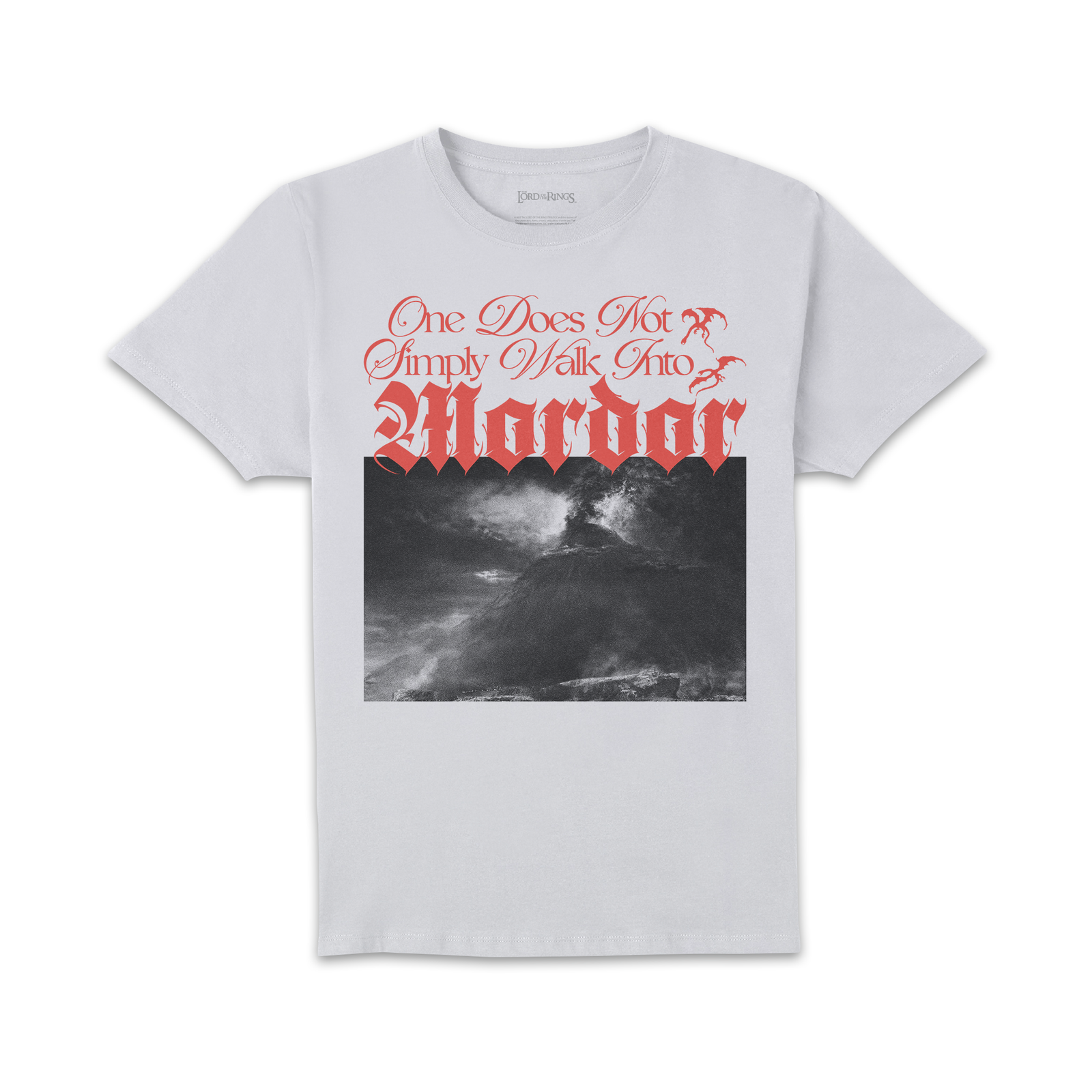 Lord Of The Rings Walk Into Mordor Unisexe T-shirt - Blanc