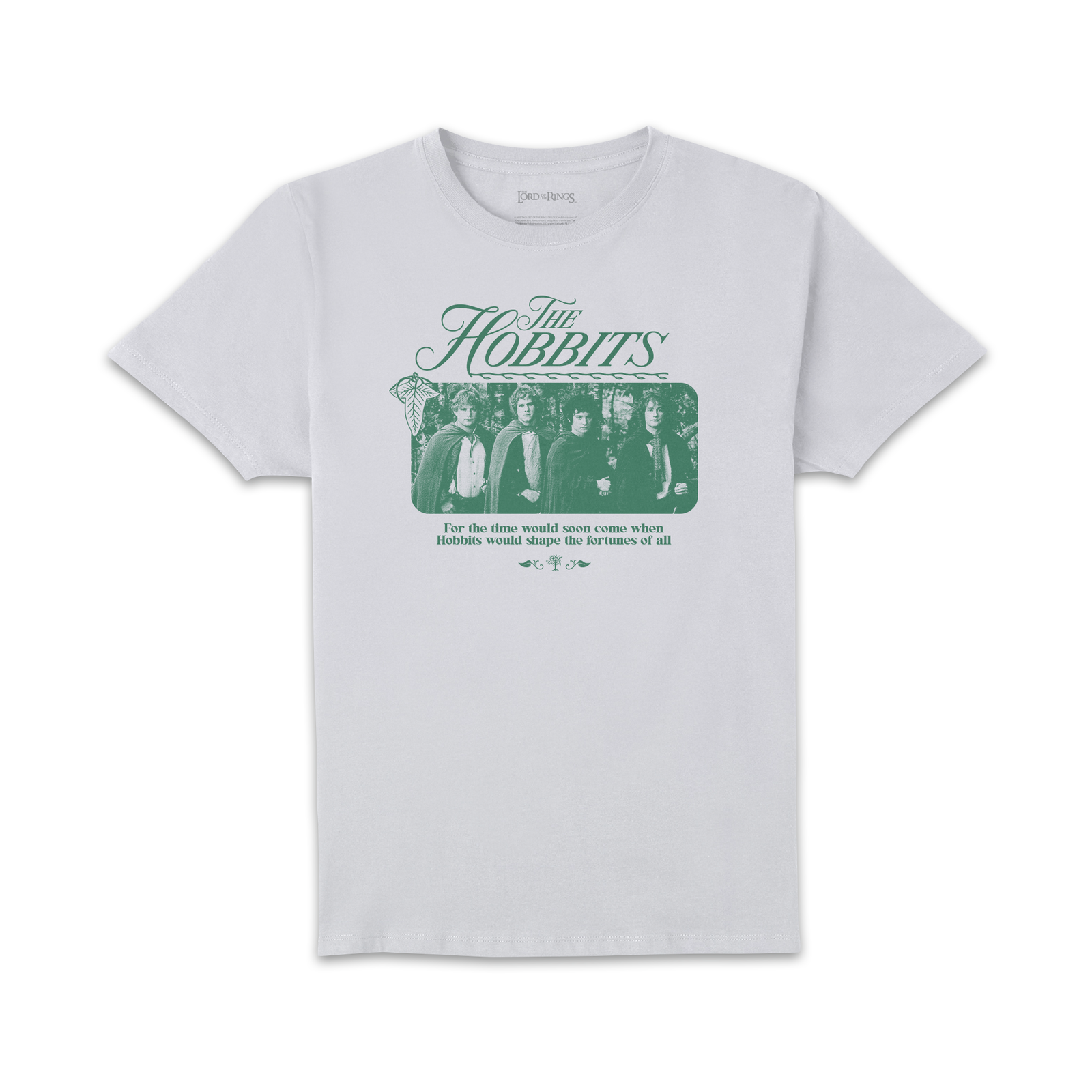 Lord Of The Rings The Hobbits Unisex T-Shirt - White - L