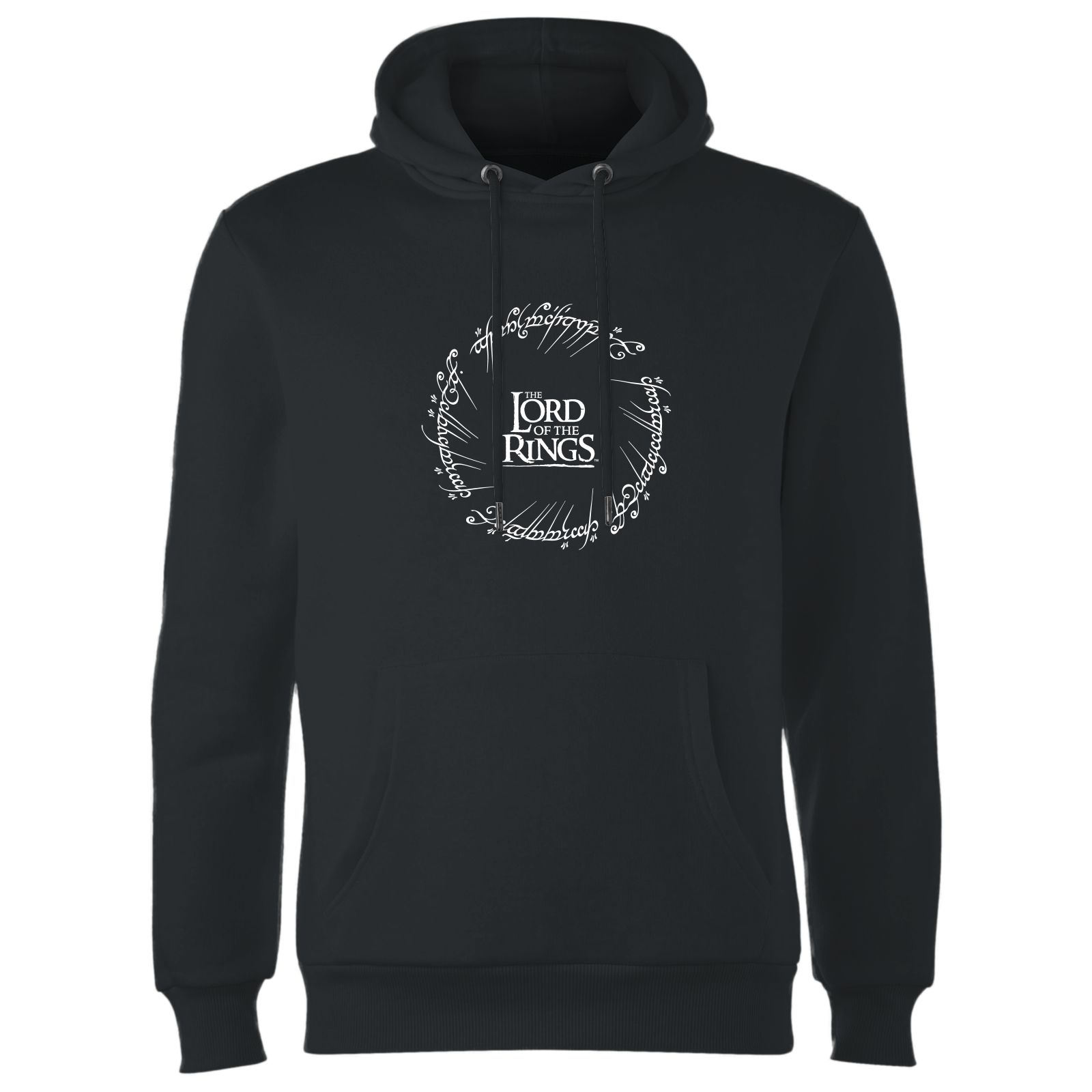 Lord Of The Rings Hoodie - Black - XXL