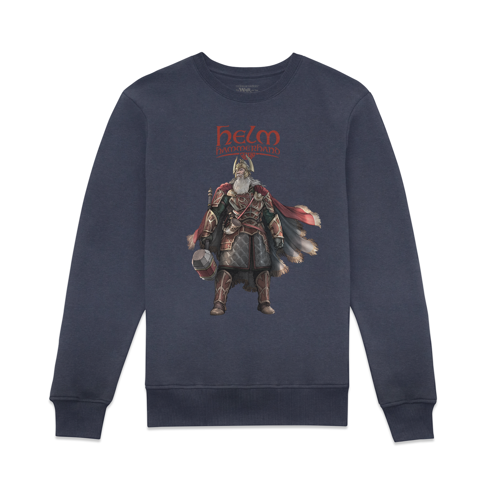 Lord Of The Rings Helm Pose Sweat - Bleu Bleu Marine