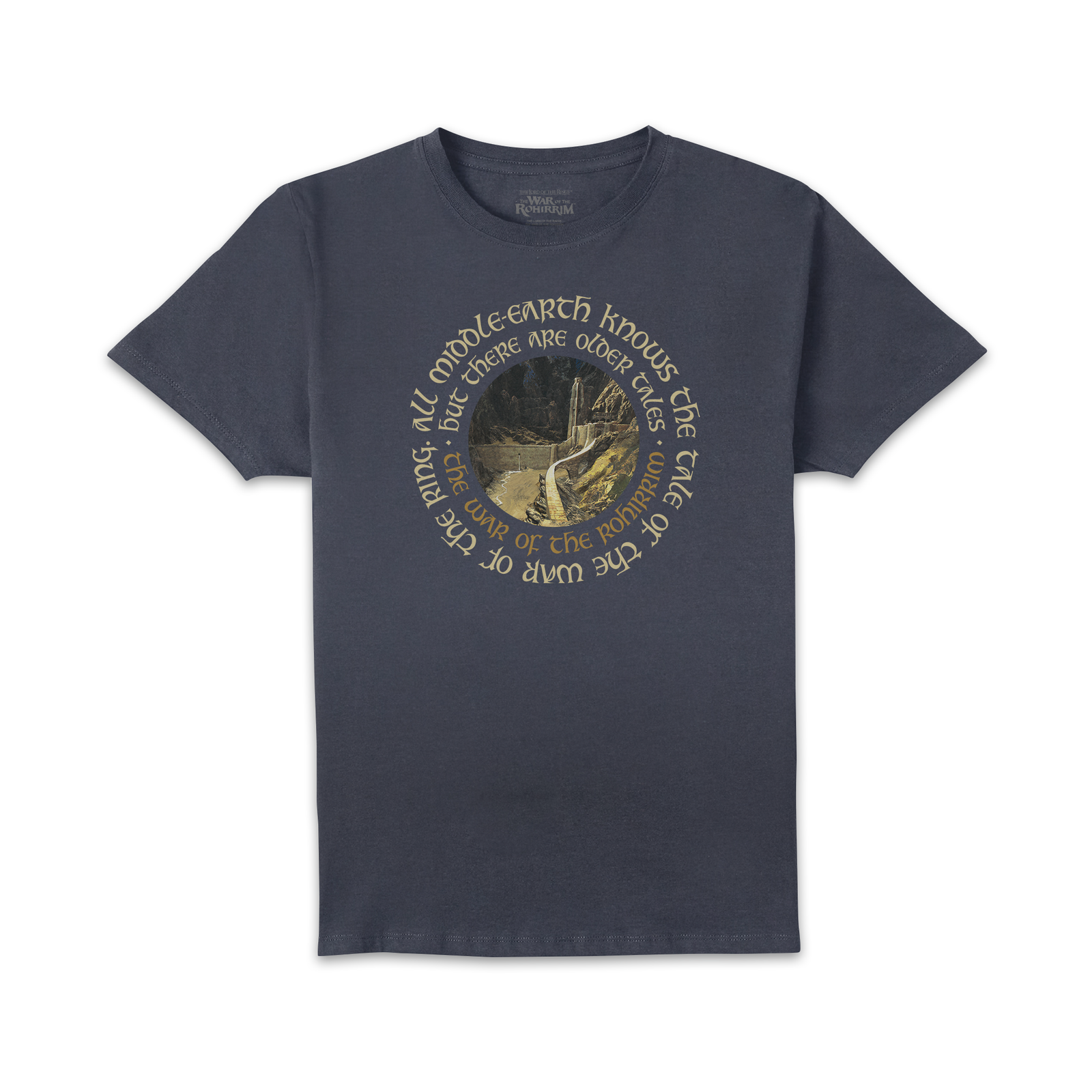 Lord Of The Rings The War of Rohirrim Older Tales Unisex T-Shirt - Navy - S