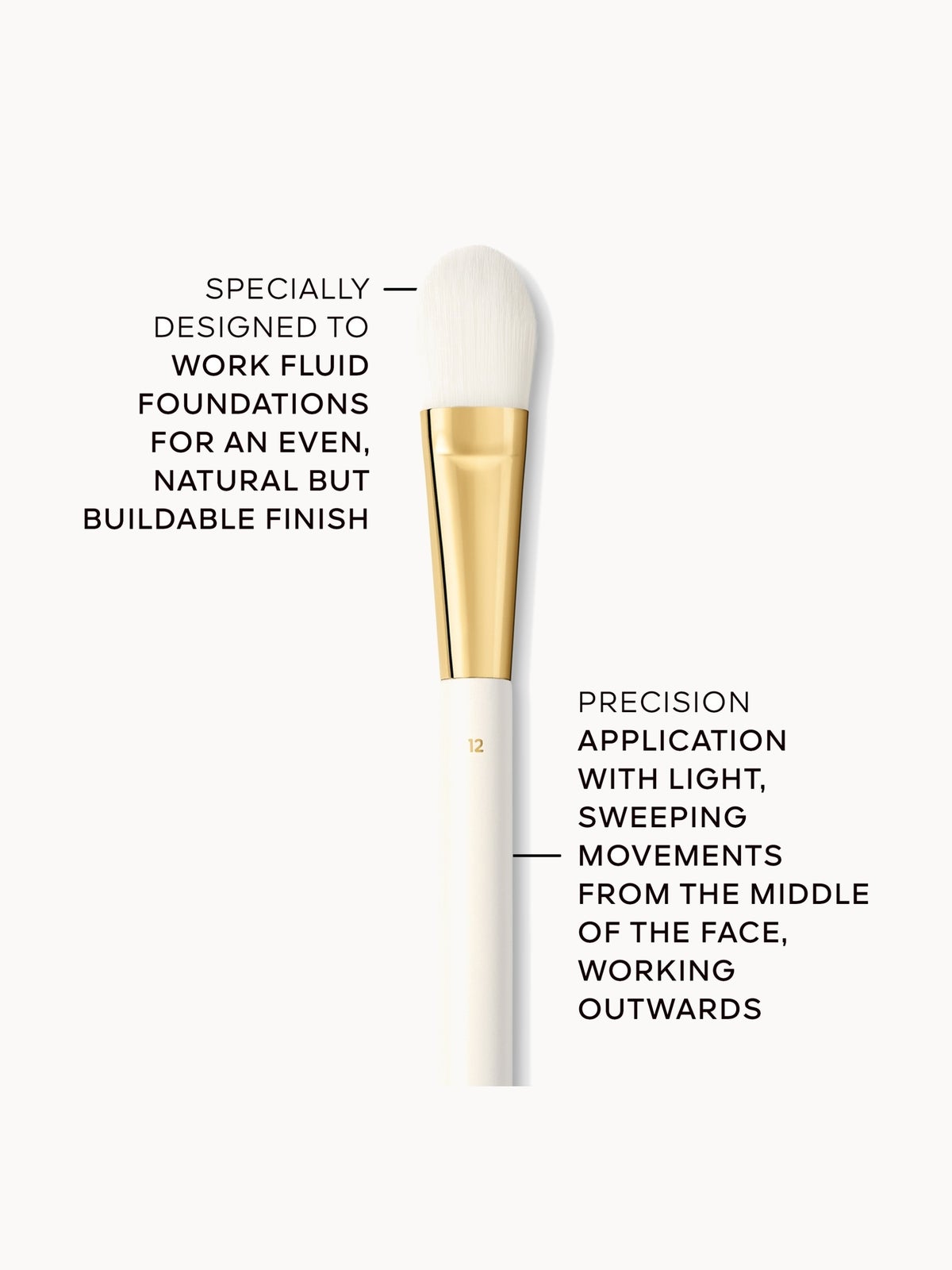 GUERLAIN Fluid Foundation Brush N°12 Face Brush 2