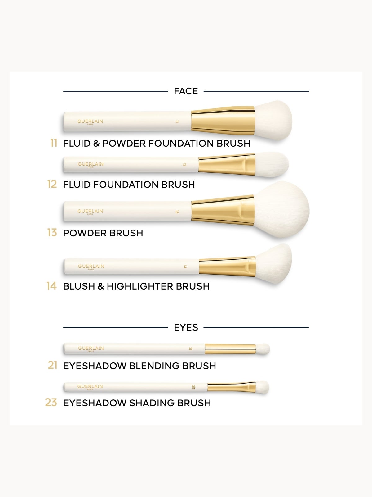 GUERLAIN Fluid & Powder Foundation Brush N°11 Face Brush 3