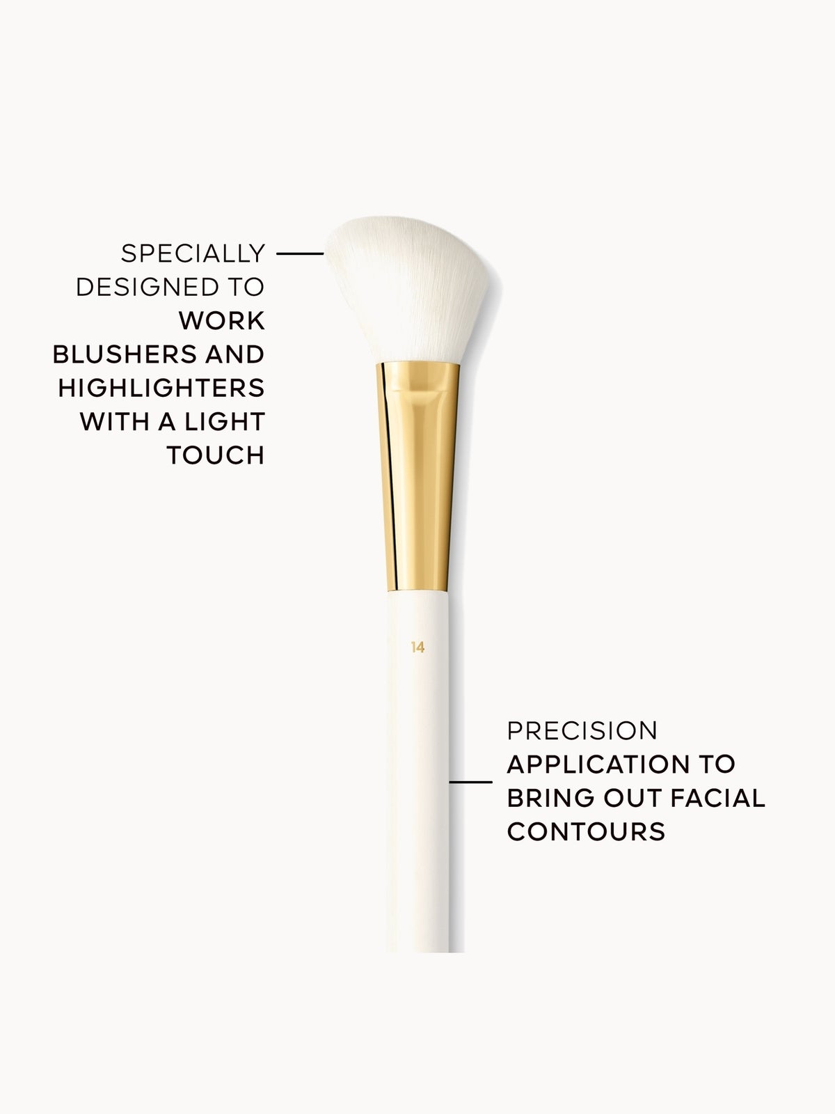 GUERLAIN Blush & Highlighter Brush N°14 Face Brush 2