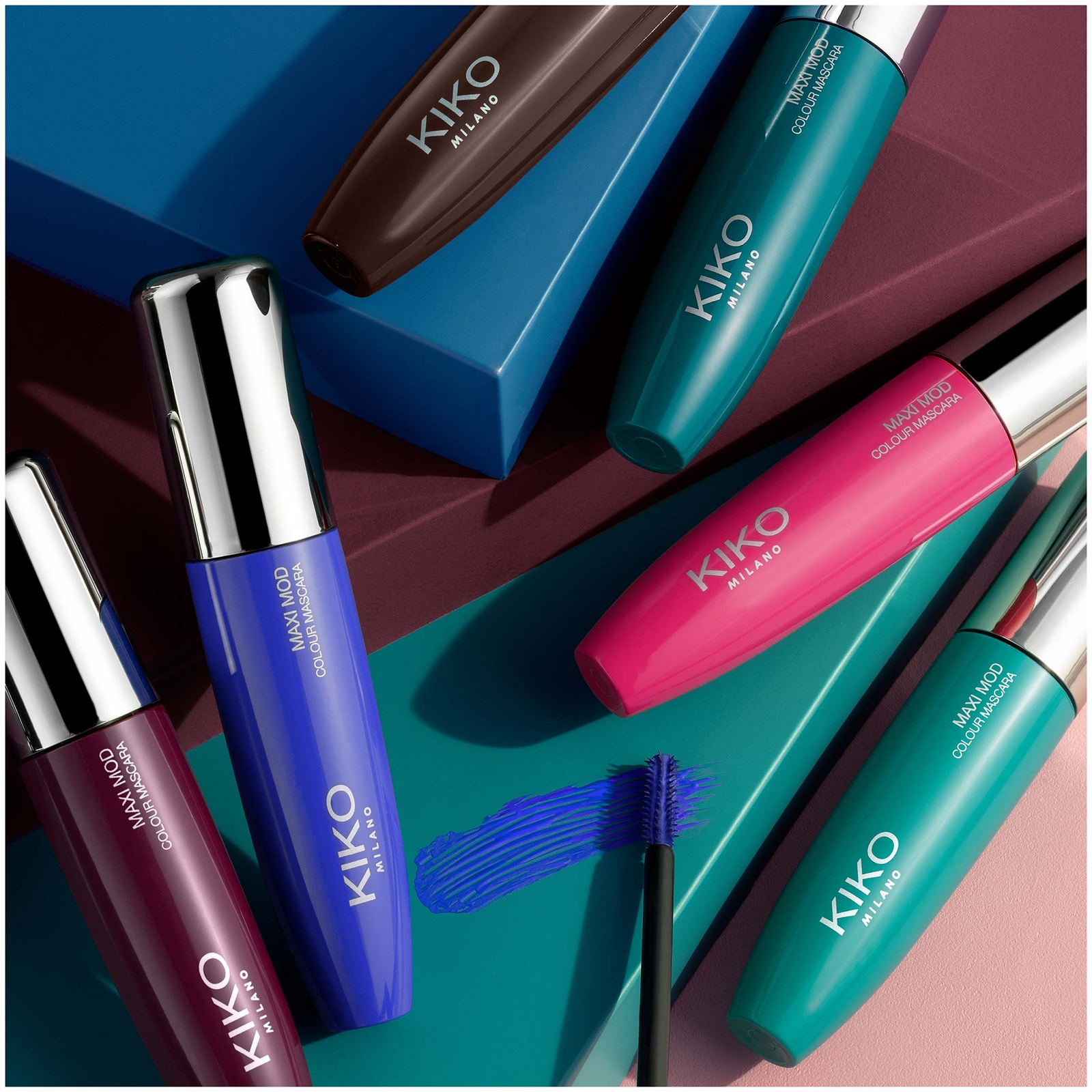 Thumbnail - KIKO Milano Maxi Mod Colour Mascara 12ml (Various Shades) - 04 Metallic Green