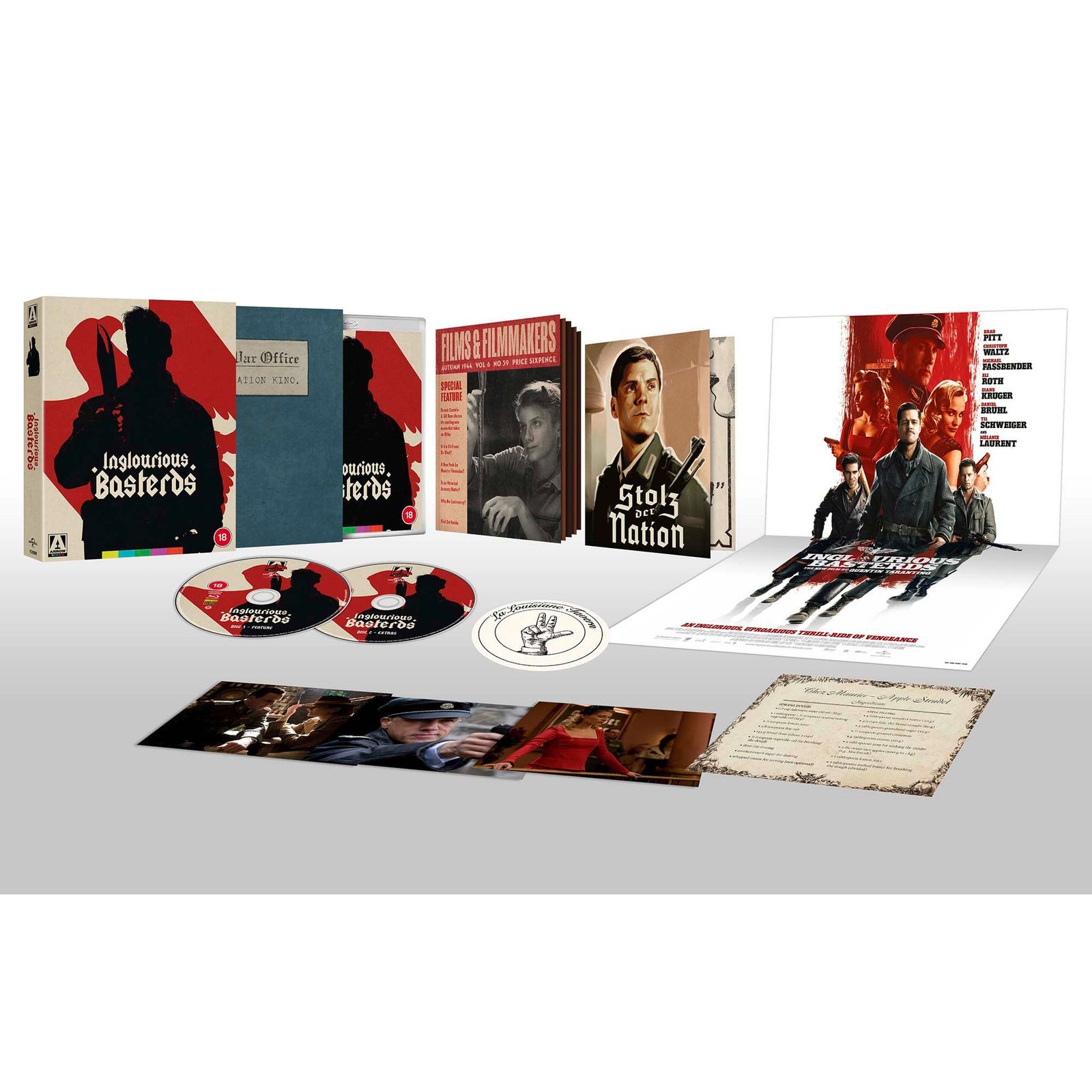 Arrow Video Inglourious Basterds Limited Edition Blu-ray