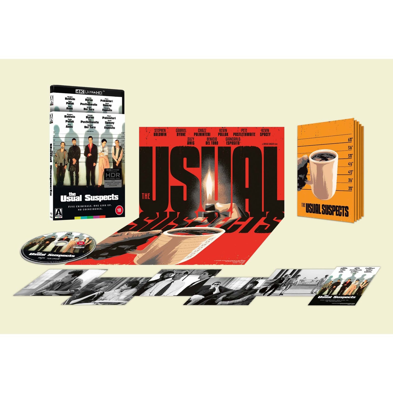 Arrow Video The Usual Suspects Limited Edition 4K Uhd
