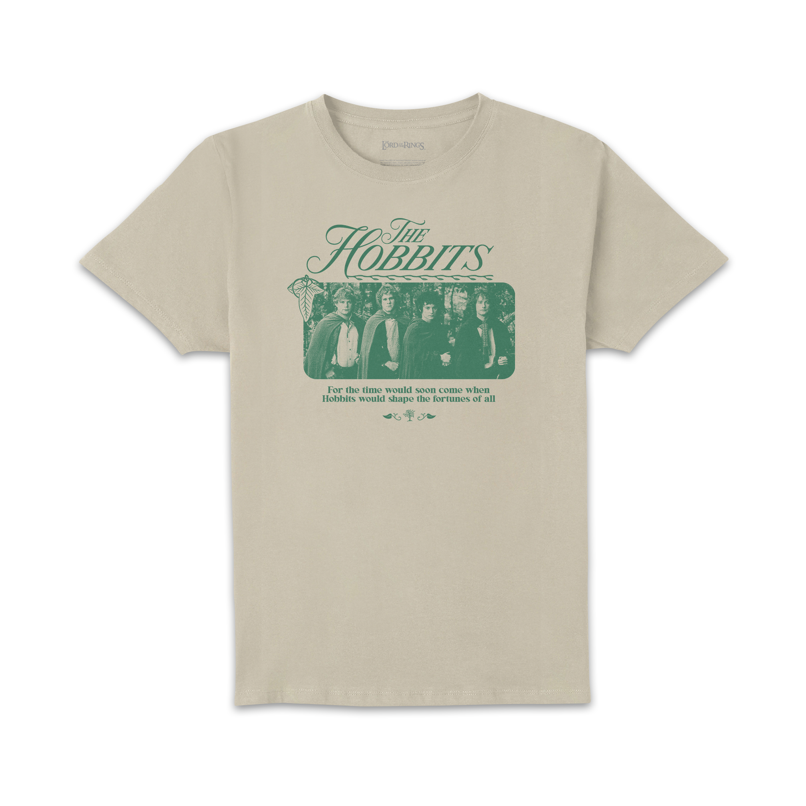 Lord Of The Rings The Hobbits Unisex T-Shirt - Cream - L