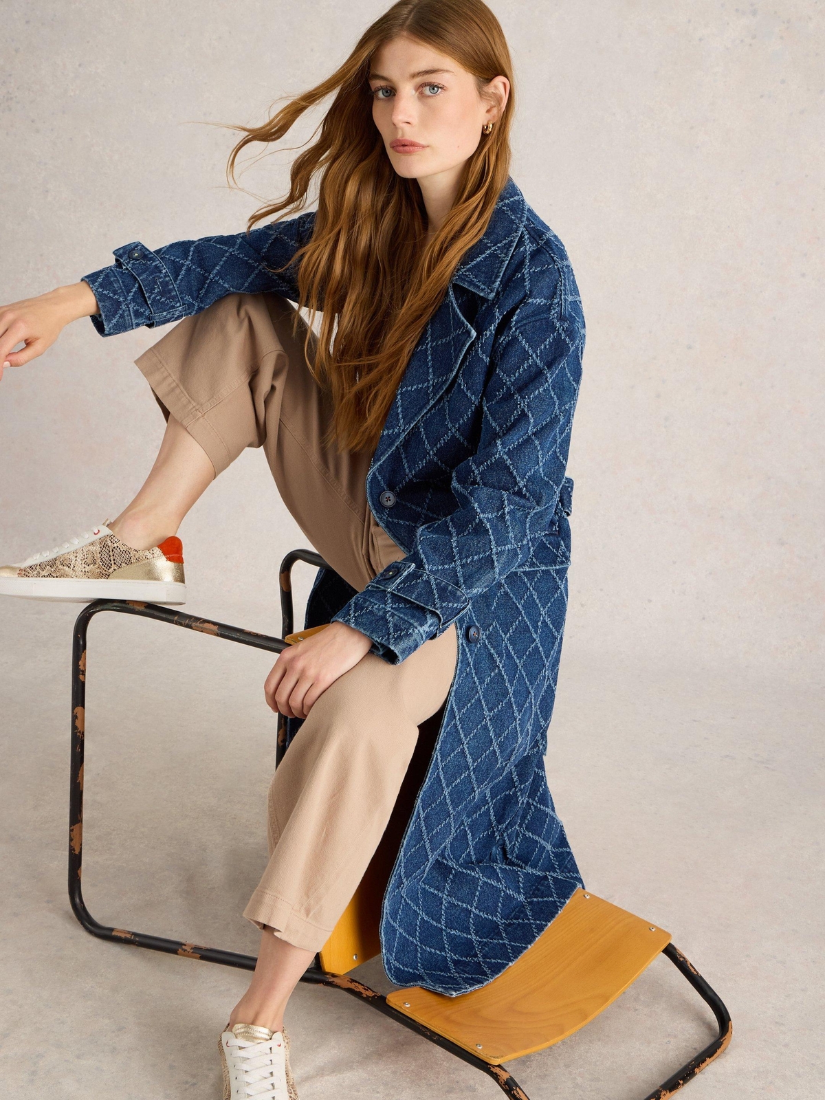 Jeans-Trenchcoat Dori - 44