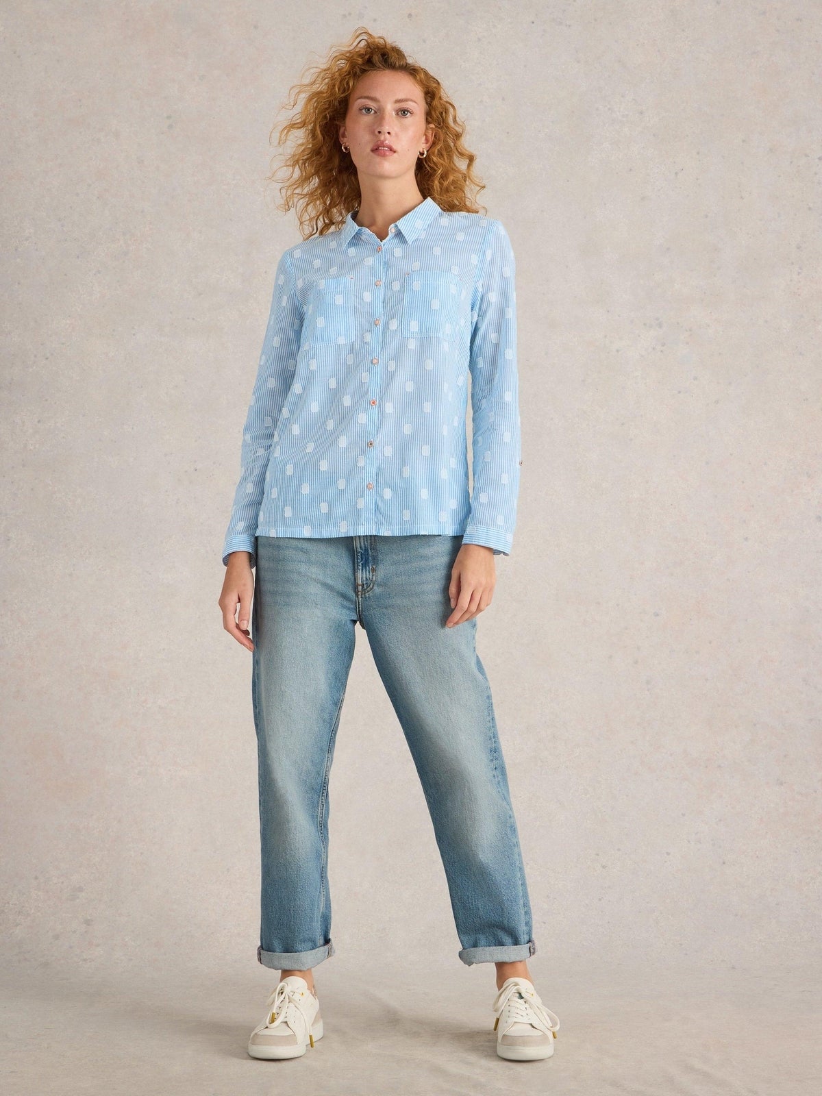 Bluse Sophie aus Bio-Baumwolle - 48