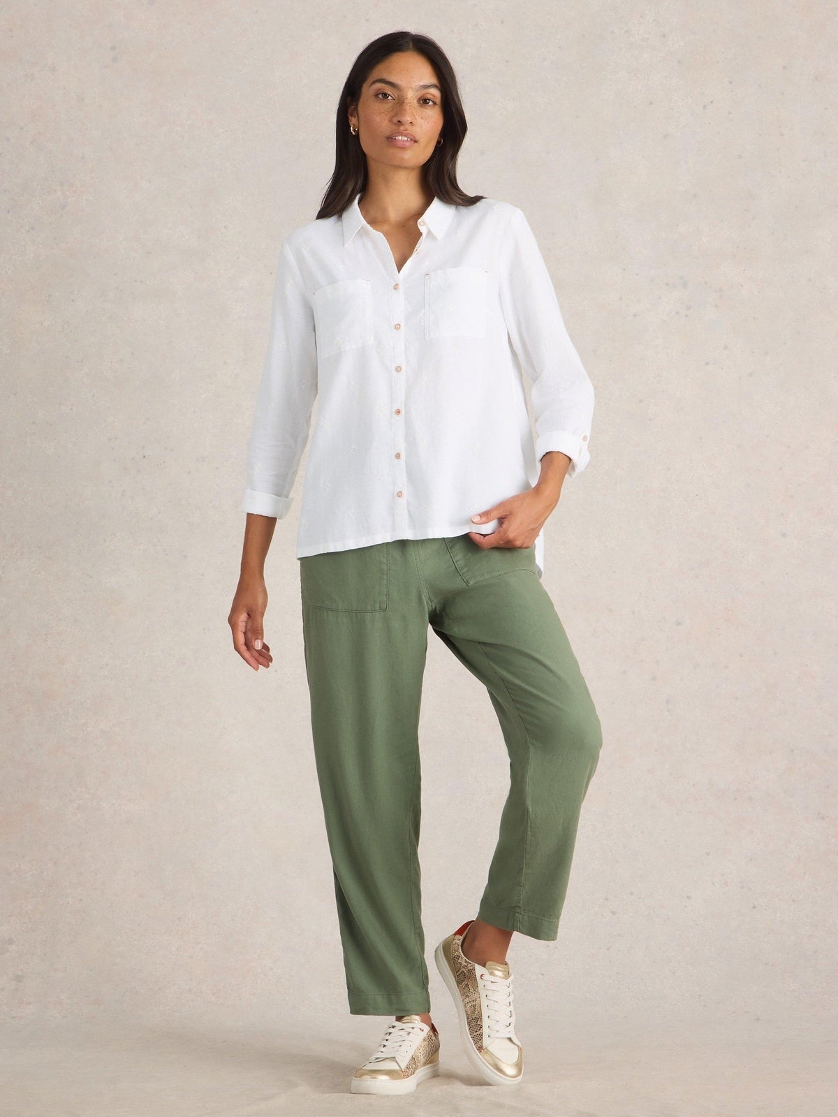 Bluse Sophie aus Bio-Baumwolle - 50