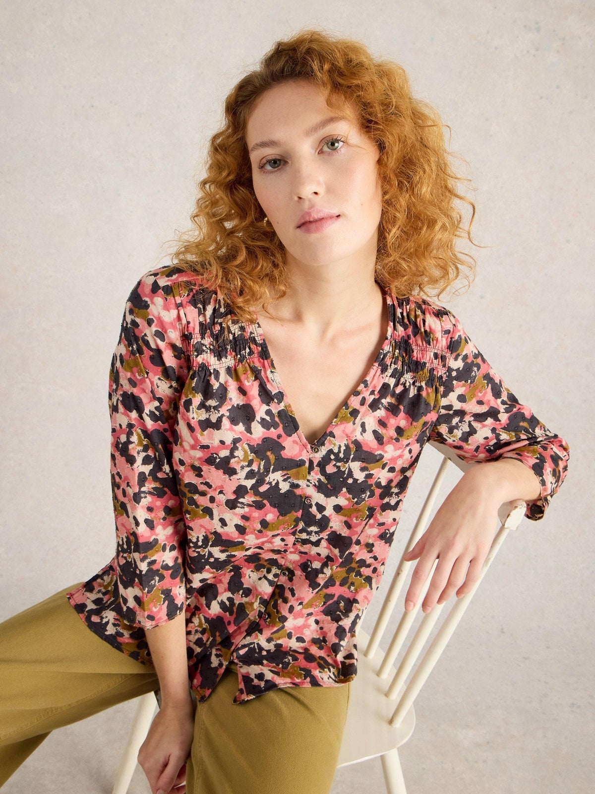 Bluse Rae aus Bio-Baumwolle - 44
