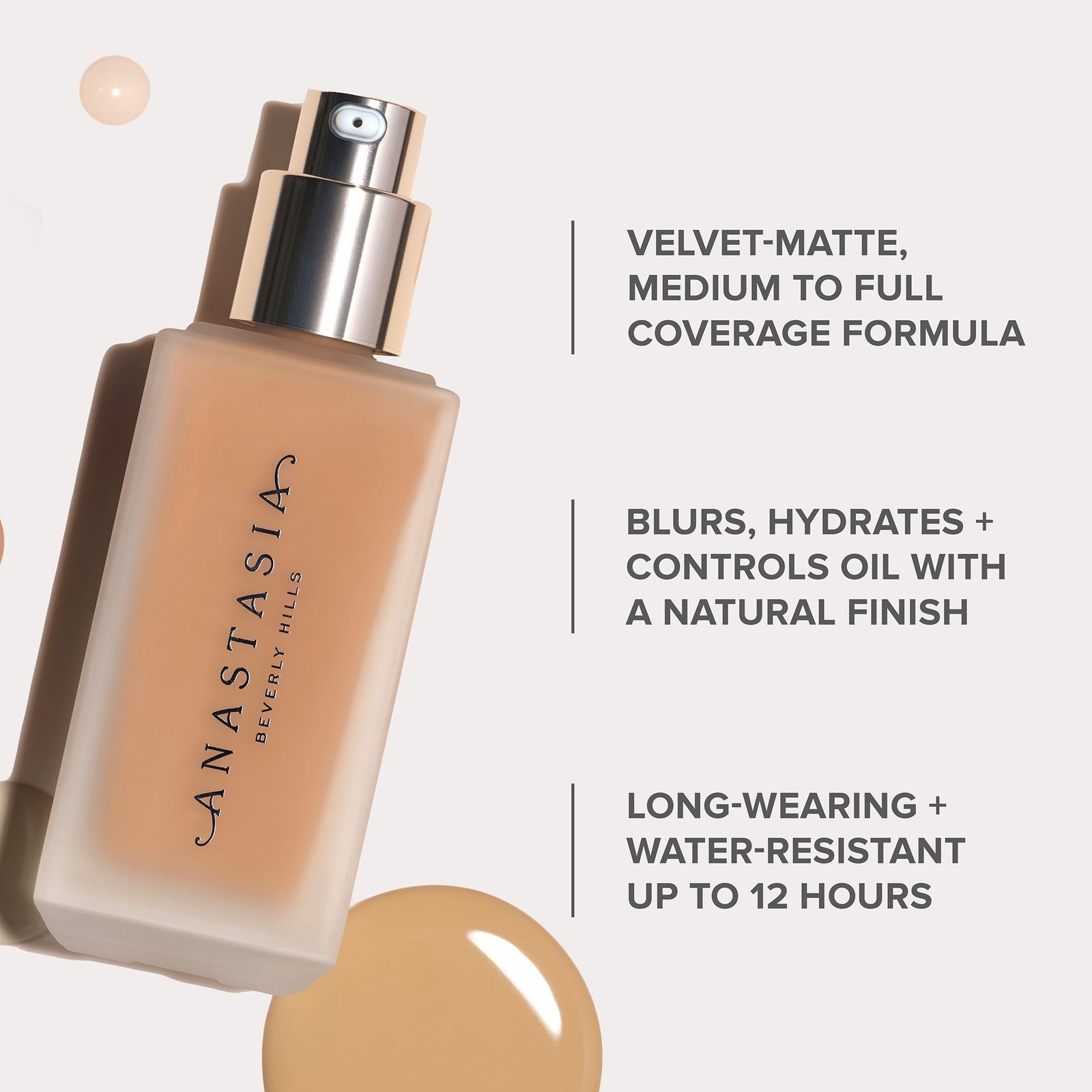 Thumbnail - Anastasia Beverly Hills Impeccable Blurring Second Skin Matte Foundation - Shade 17 - 4WO