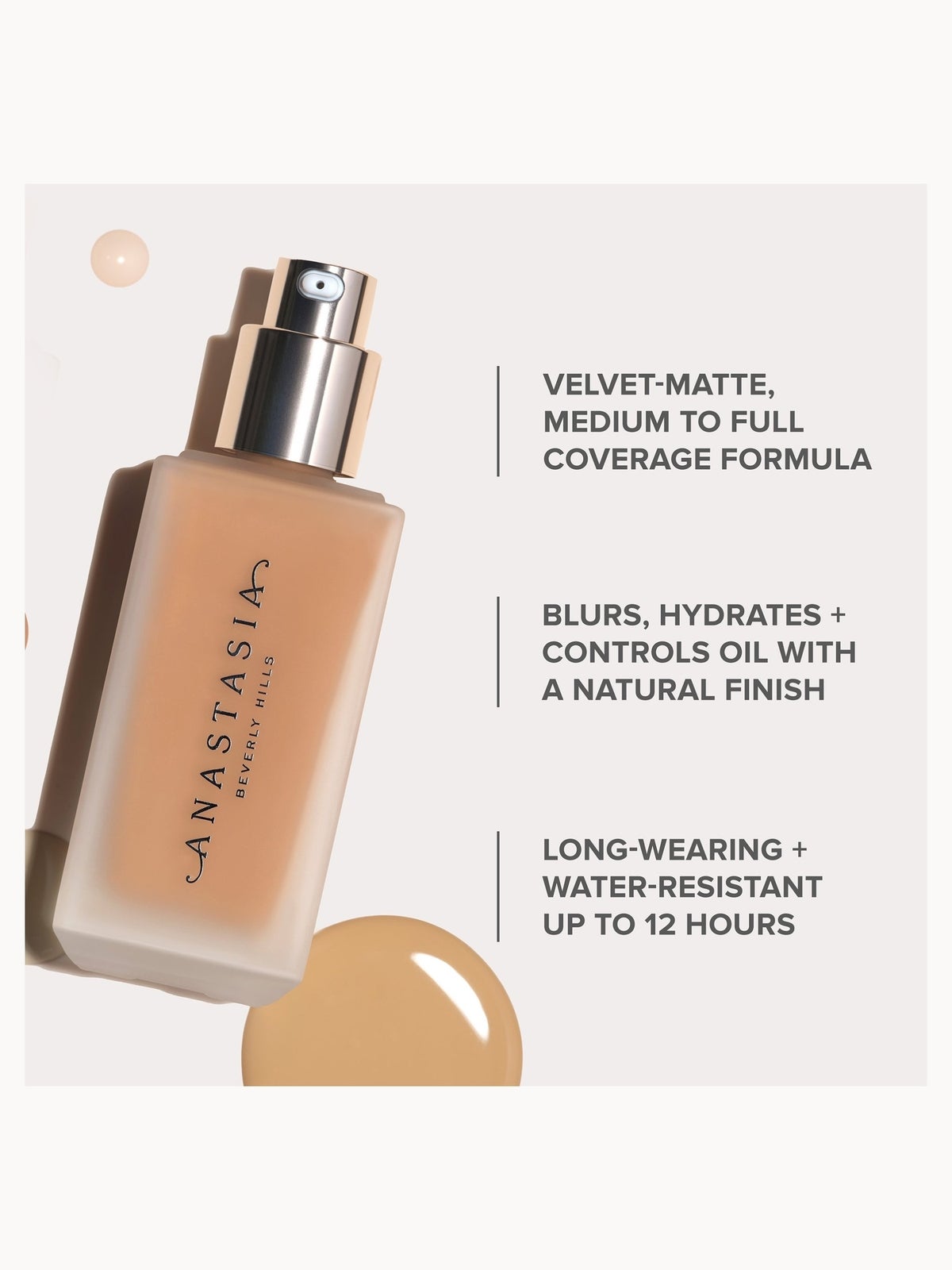 Anastasia Beverly Hills Impeccable Blurring Second Skin Matte Foundation - Shade 28 - 4.5W 4