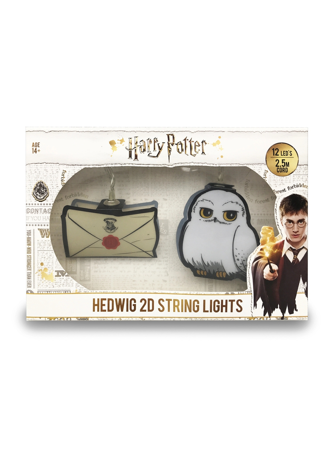 Click to view product details and reviews for Harry Potter Hedwig Letter Of Acceptance 2d String Lights.