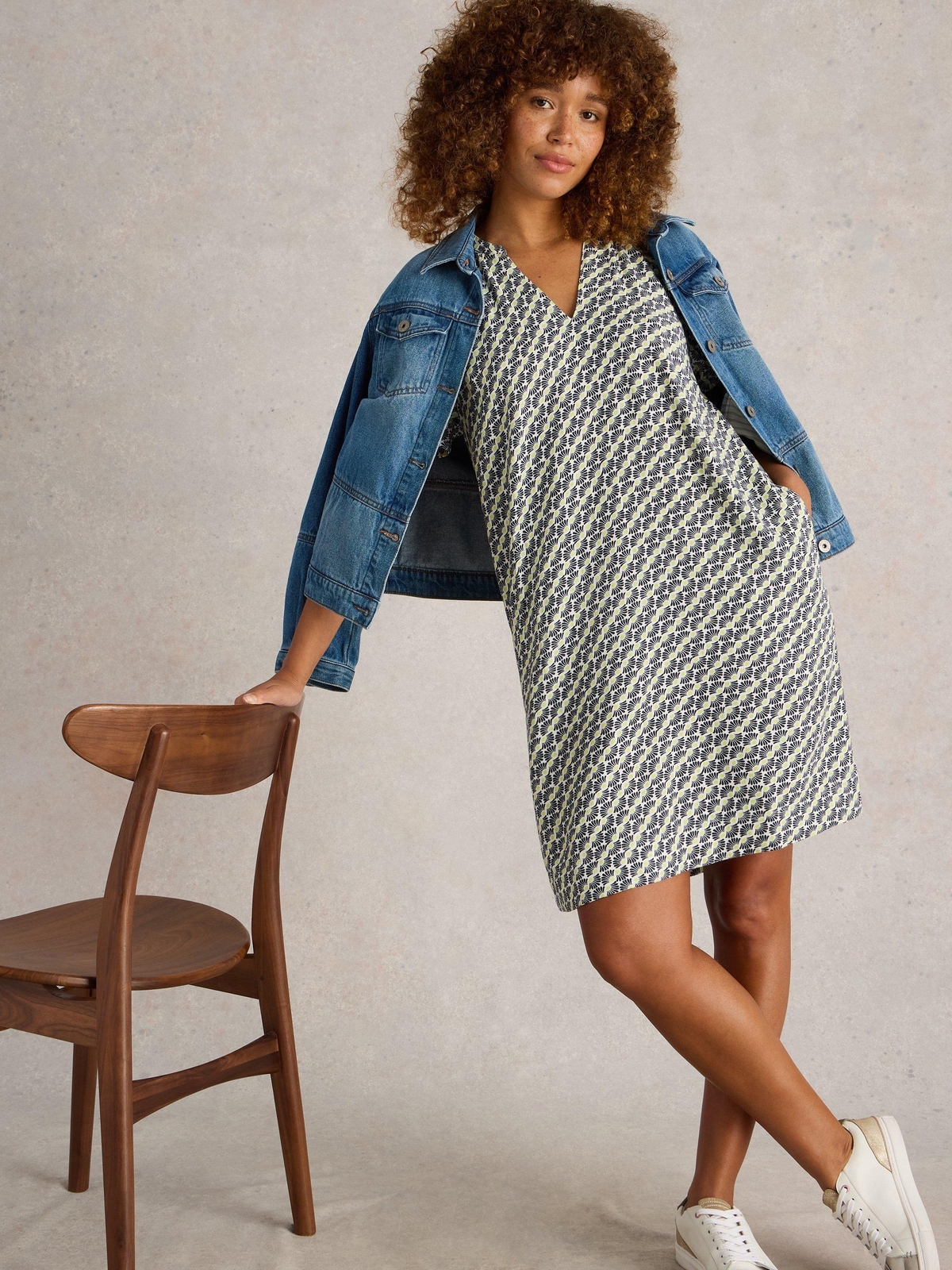 Kleid Lindsay aus Leinenmischung - 46/R