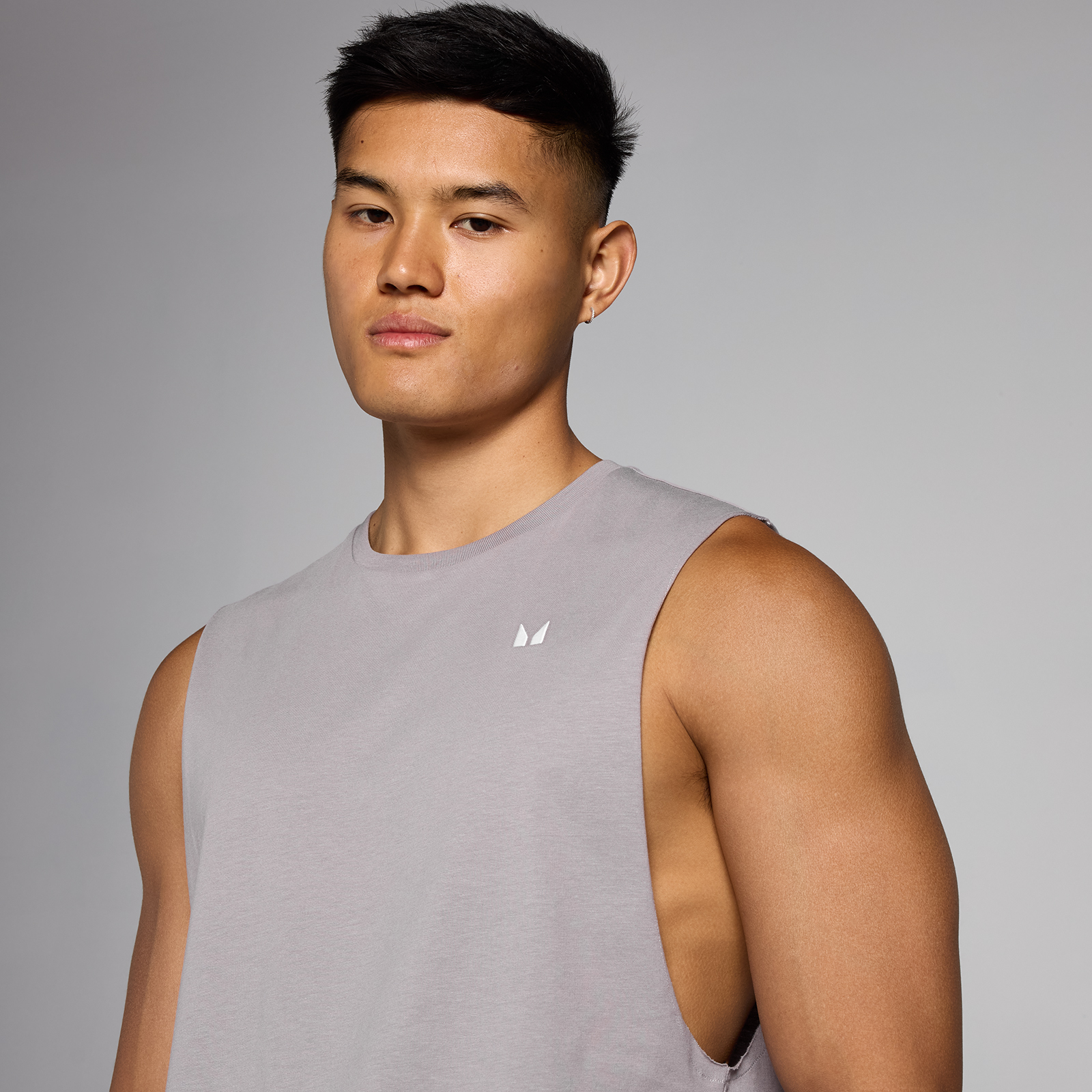 Thumbnail - MP Herren Rest Day Tanktop mit weitem Armausschnitt – Pilz - XXXL