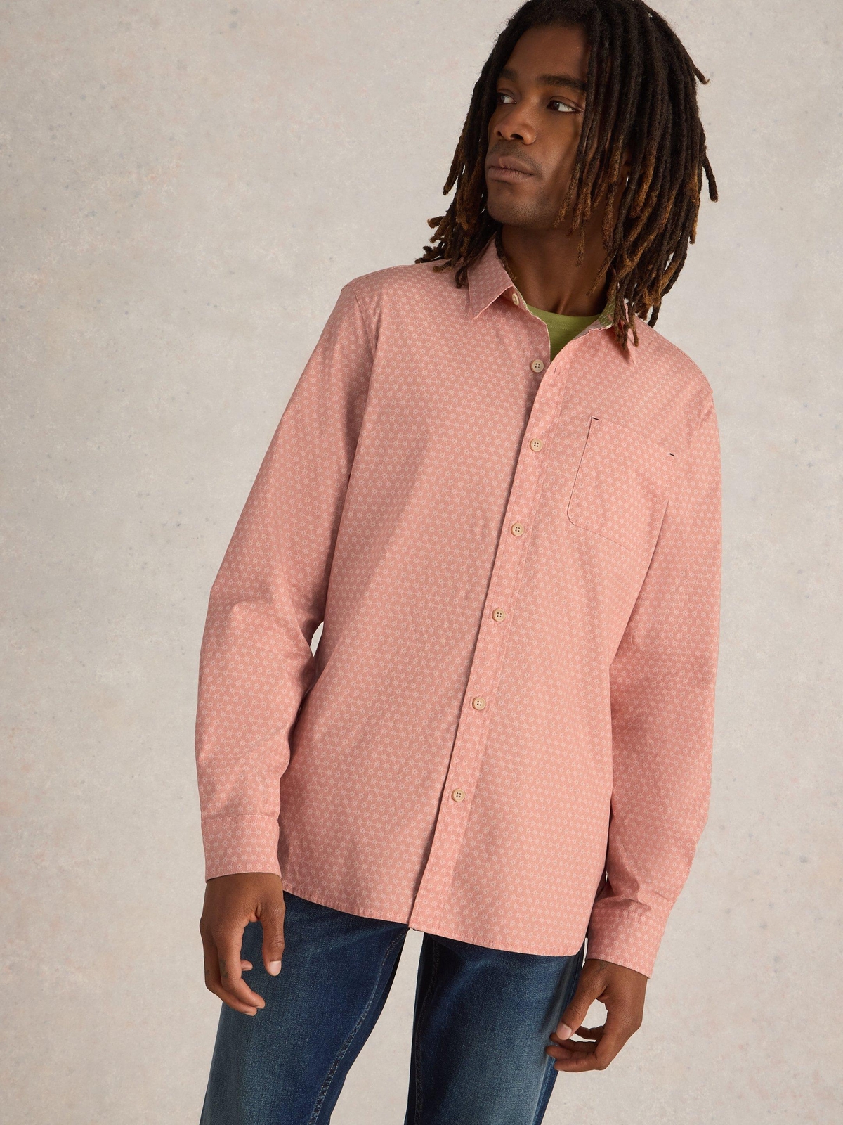 Hemd Salcombe mit Blütenprint - XXL