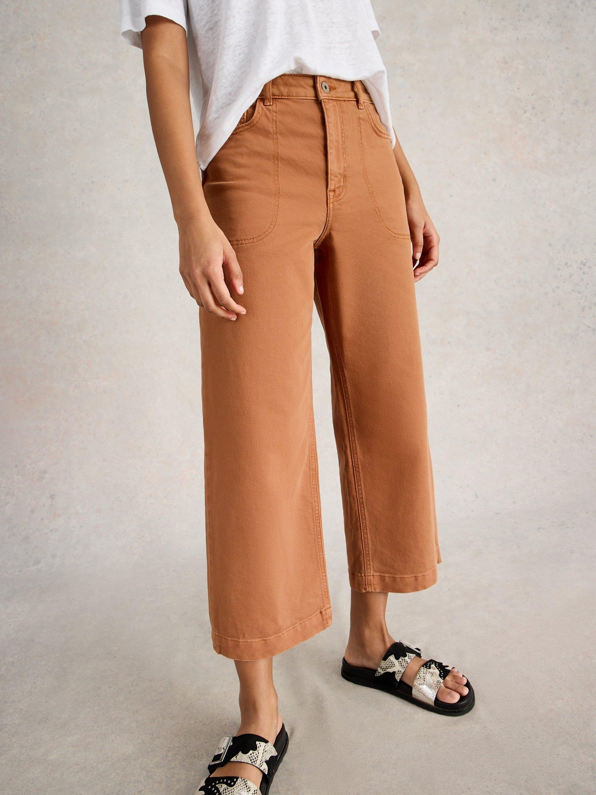 7/8-Jeans Tia mit weitem Bein - 46/R