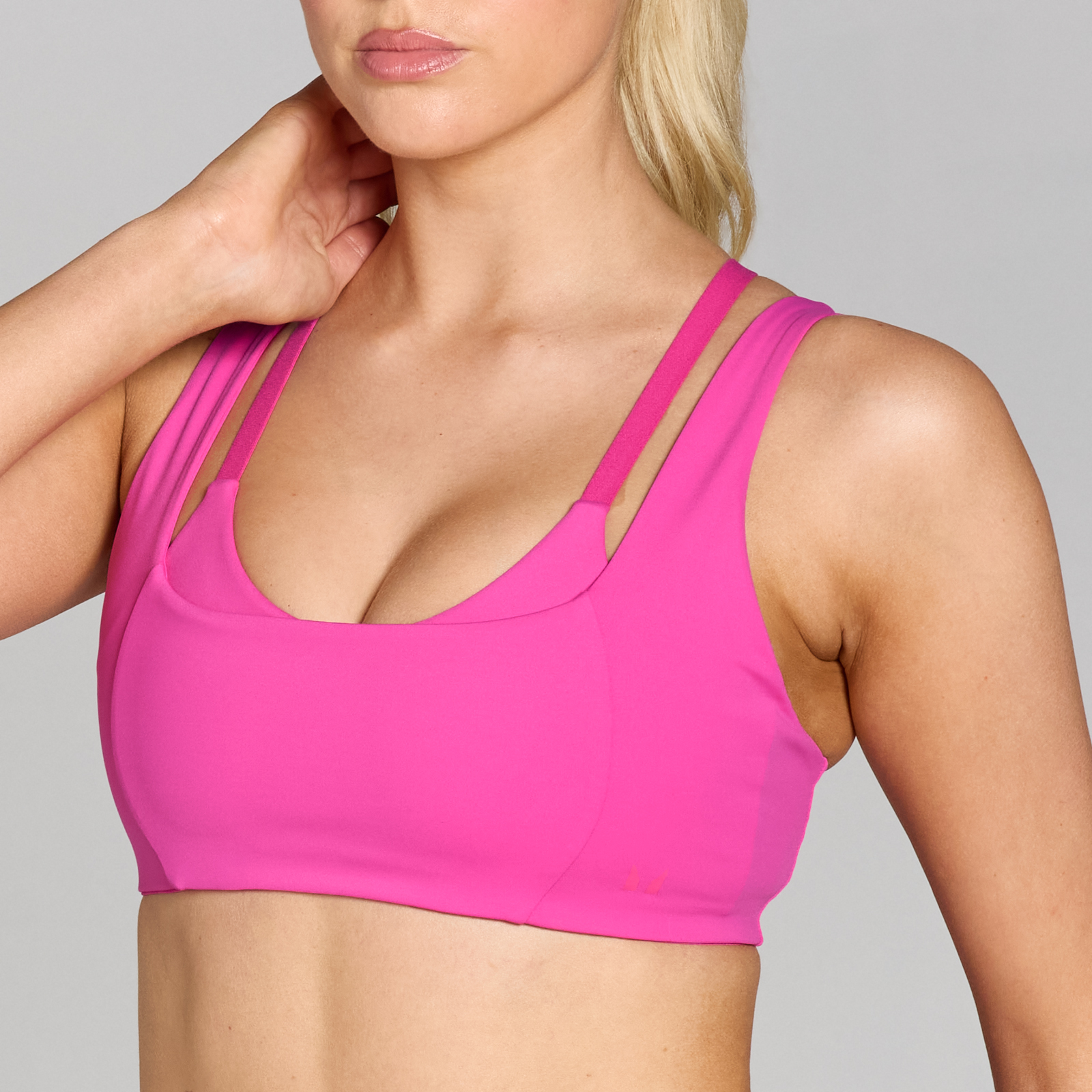 Thumbnail - MP Damen Tempo doppellagiger Sport-BH – Violett-Pink - XS