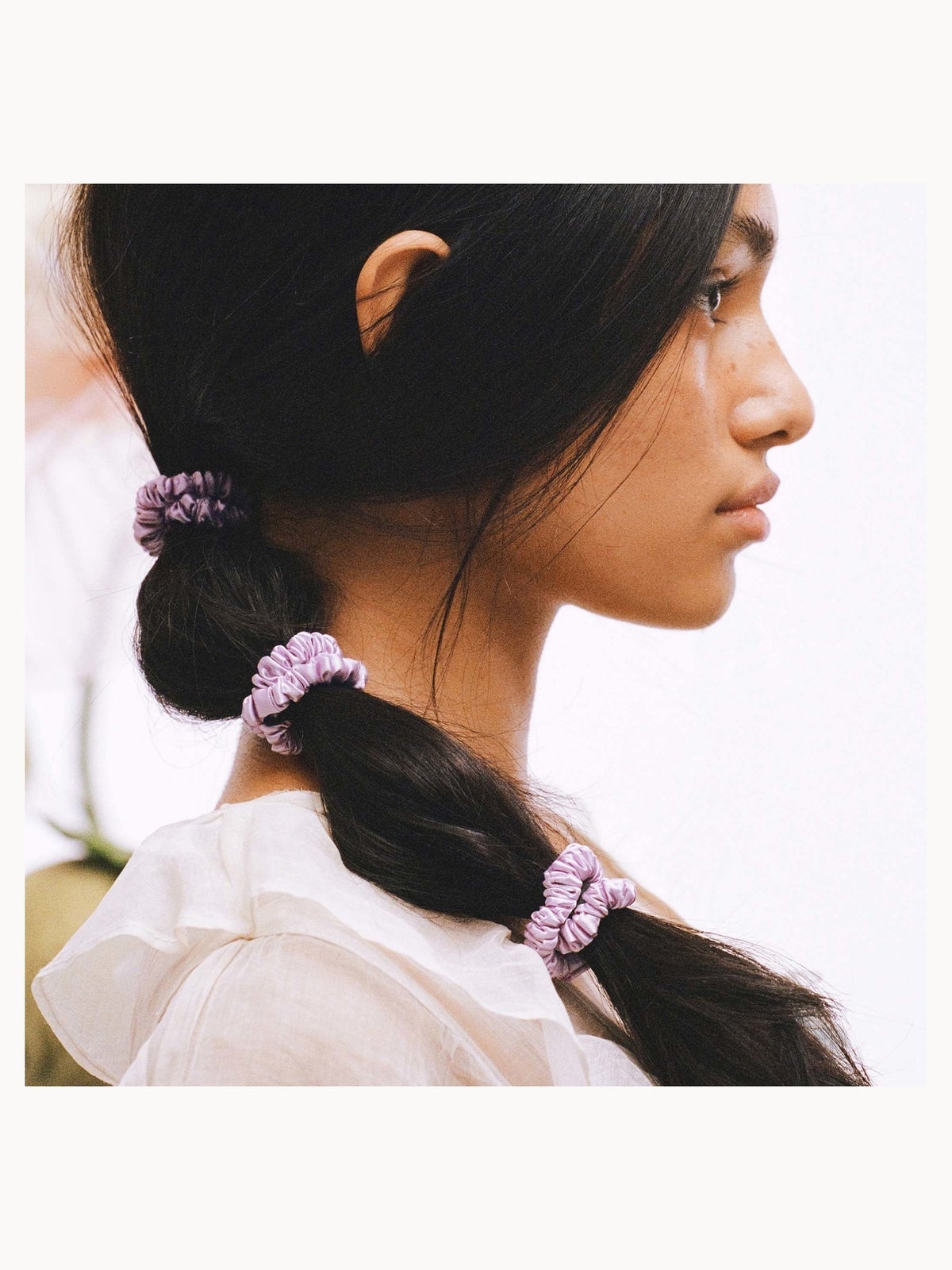 Slip Pure Silk Skinny Scrunchies - Wildflower 3