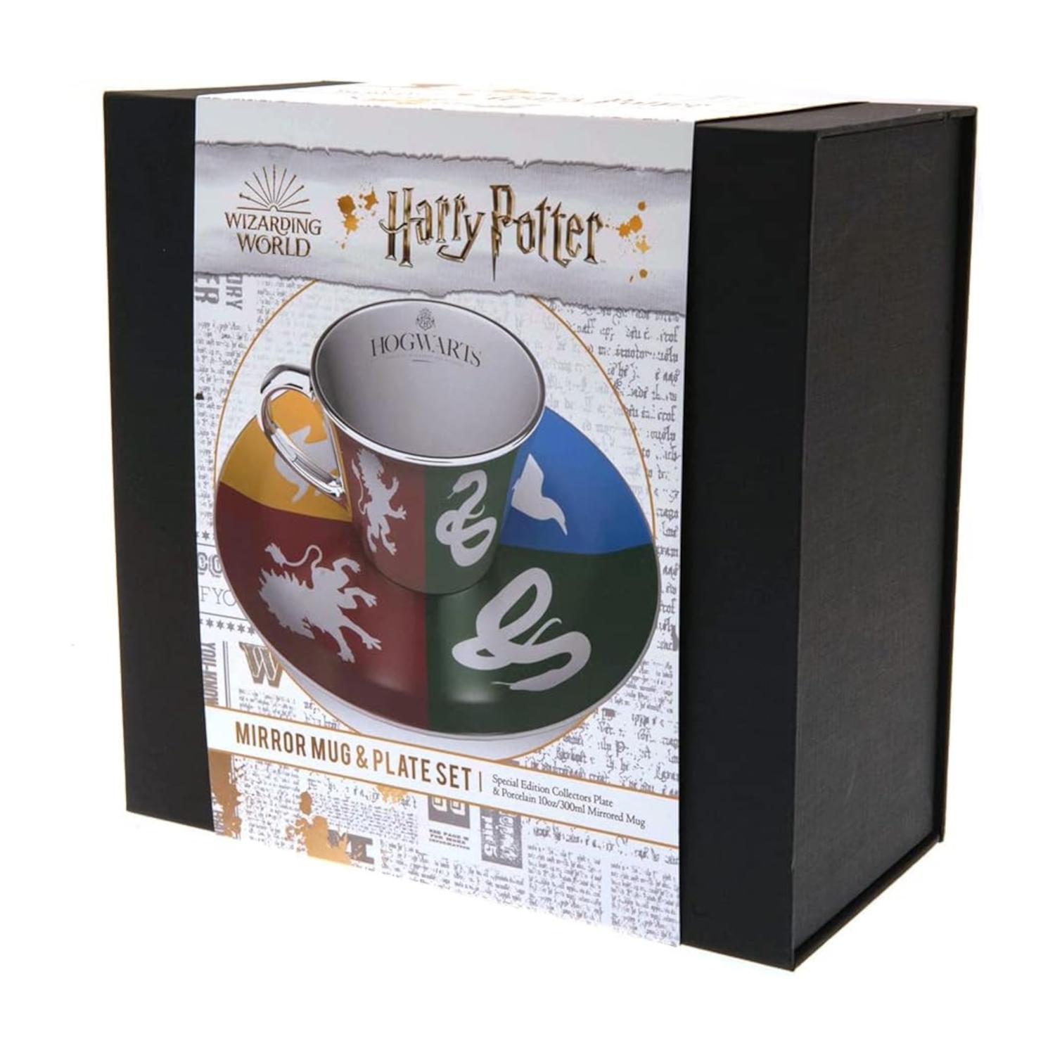 Harry Potter Sorted Collectors Plate & Mirror Mug Set Harry Potter Sorted Collectors Plate & Mirror Mug Set