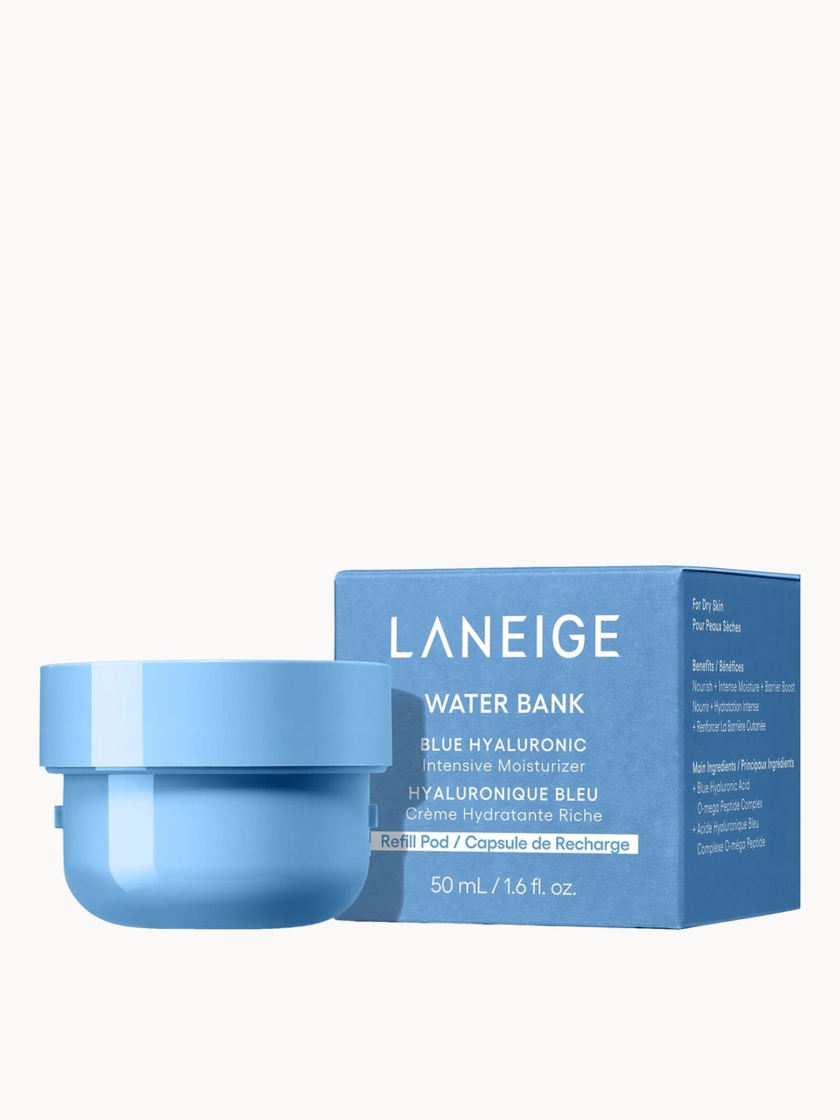 LANEIGE Water Bank Blue Hyaluronic Intensive Moisturiser Refill 50ml 2