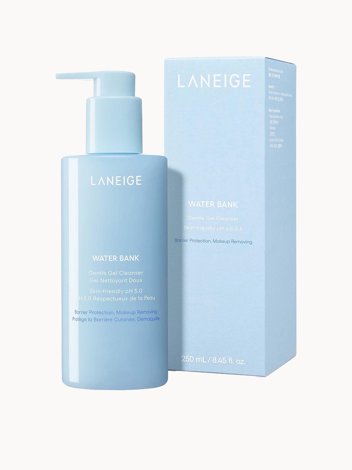 LANEIGE Water Bank Gentle Gel Cleanser 250ml 2