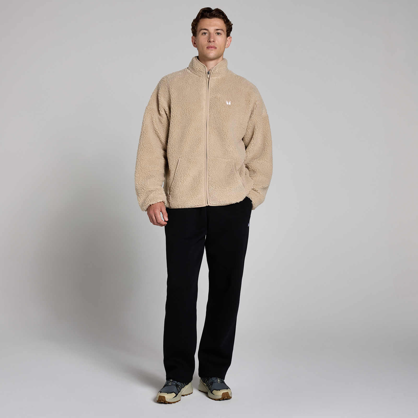 Thumbnail - MP Herren Borg mit Durchgehendem Reißverschluss – Hafer - L