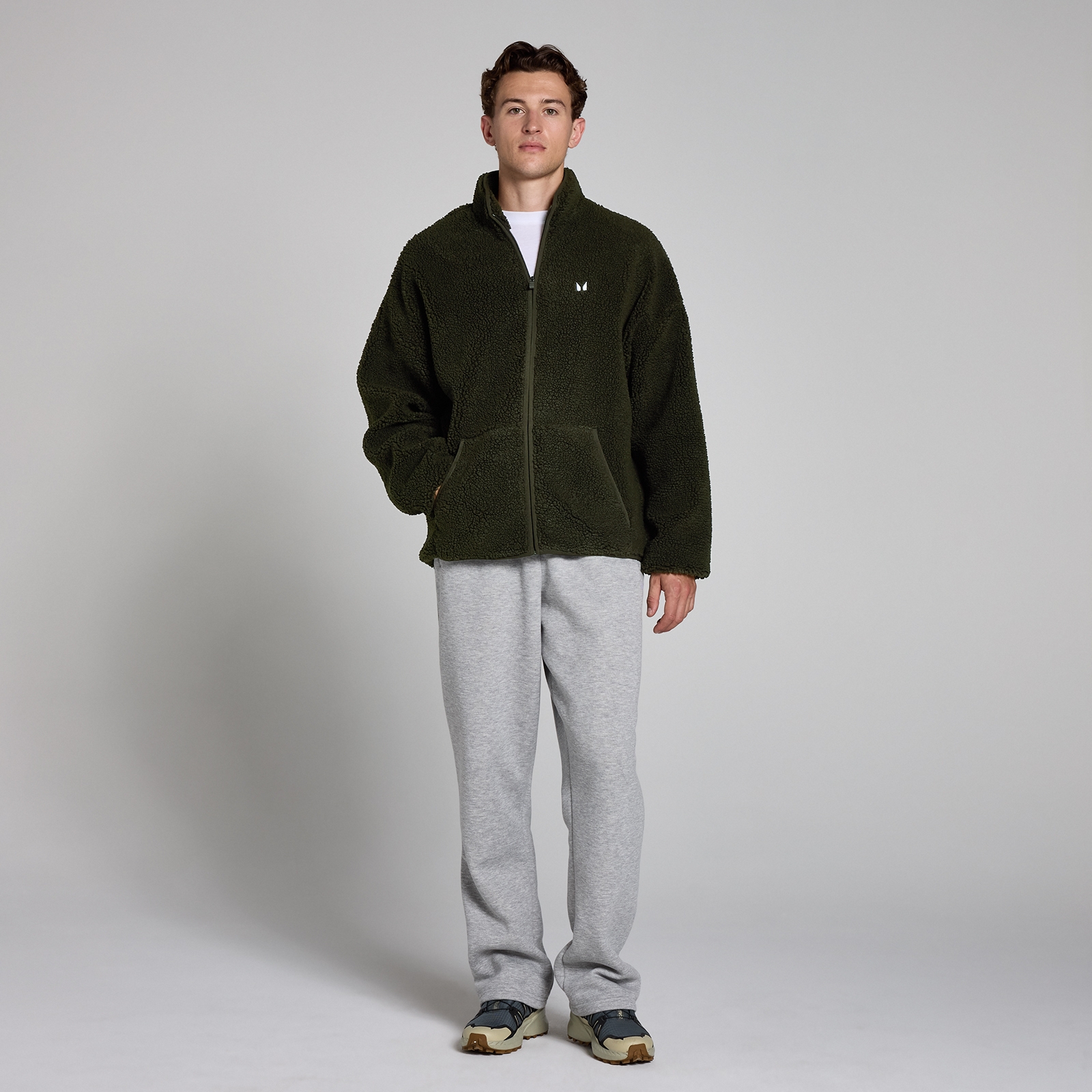 Thumbnail - MP Herren Borg mit Durchgehendem Reißverschluss – Waldgrün - XXL