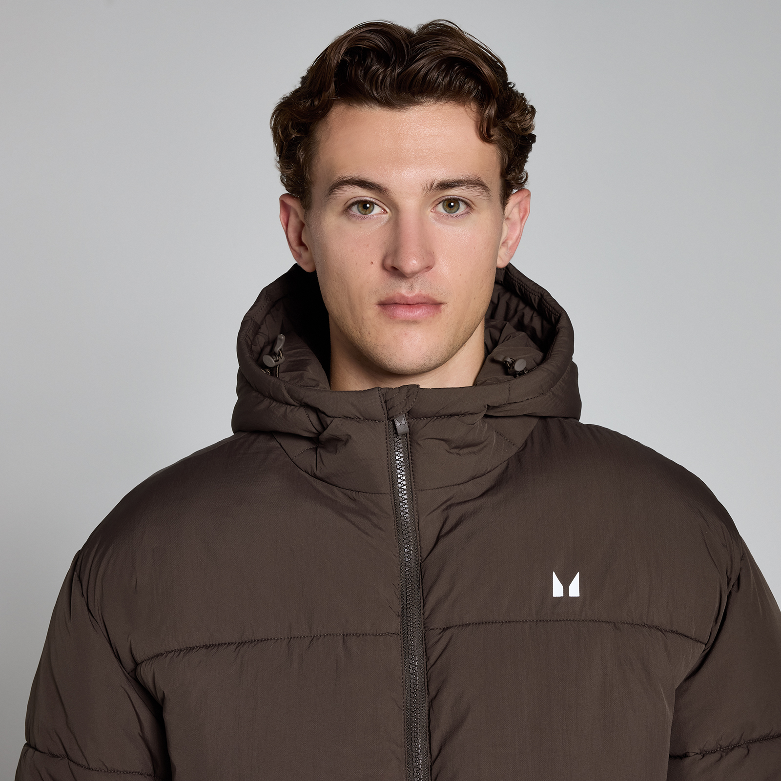 Thumbnail - MP Herren Kurze Steppjacke – Schokolade - XXL