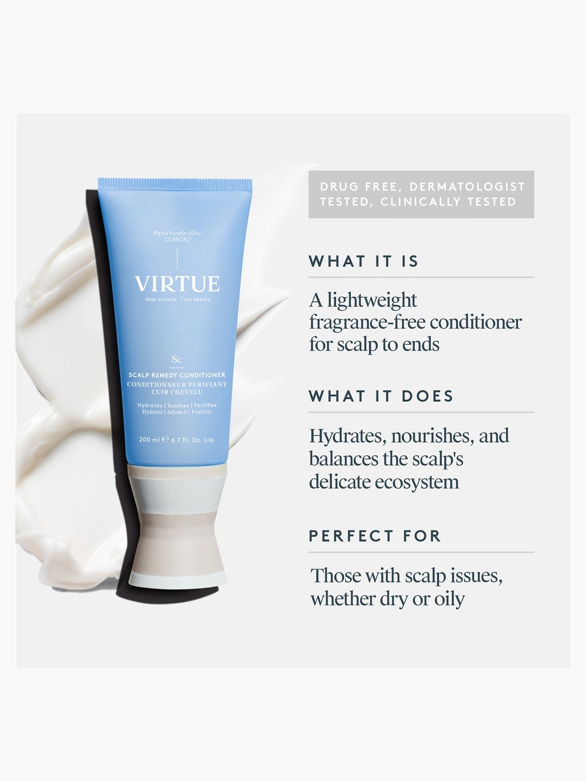 VIRTUE Scalp Remedy Conditioner 200ml 2