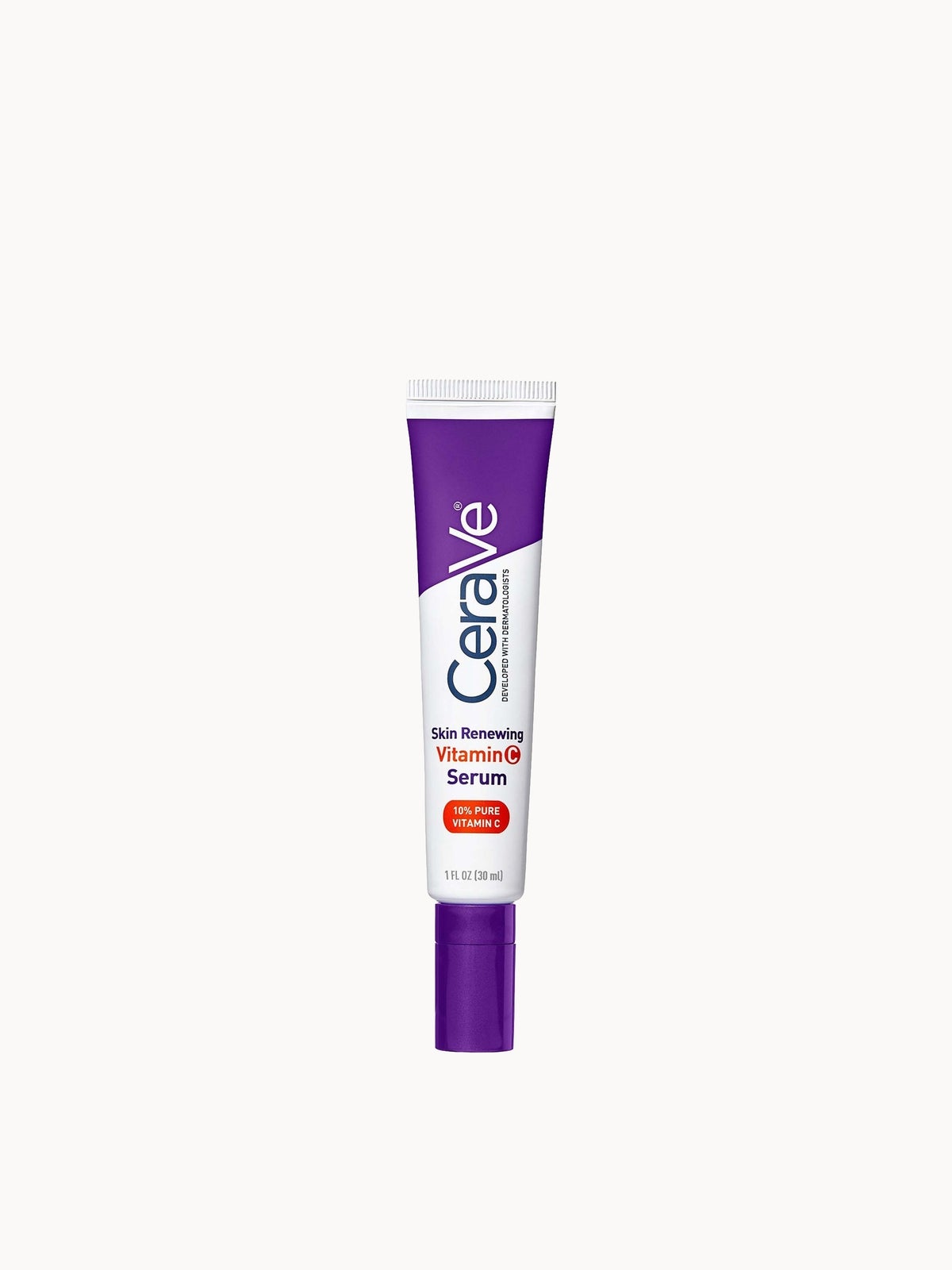CeraVe Skin Renewing 10% Pure Vitamin C Serum with Ceramides for Brighter & Smoother Skin 30ml