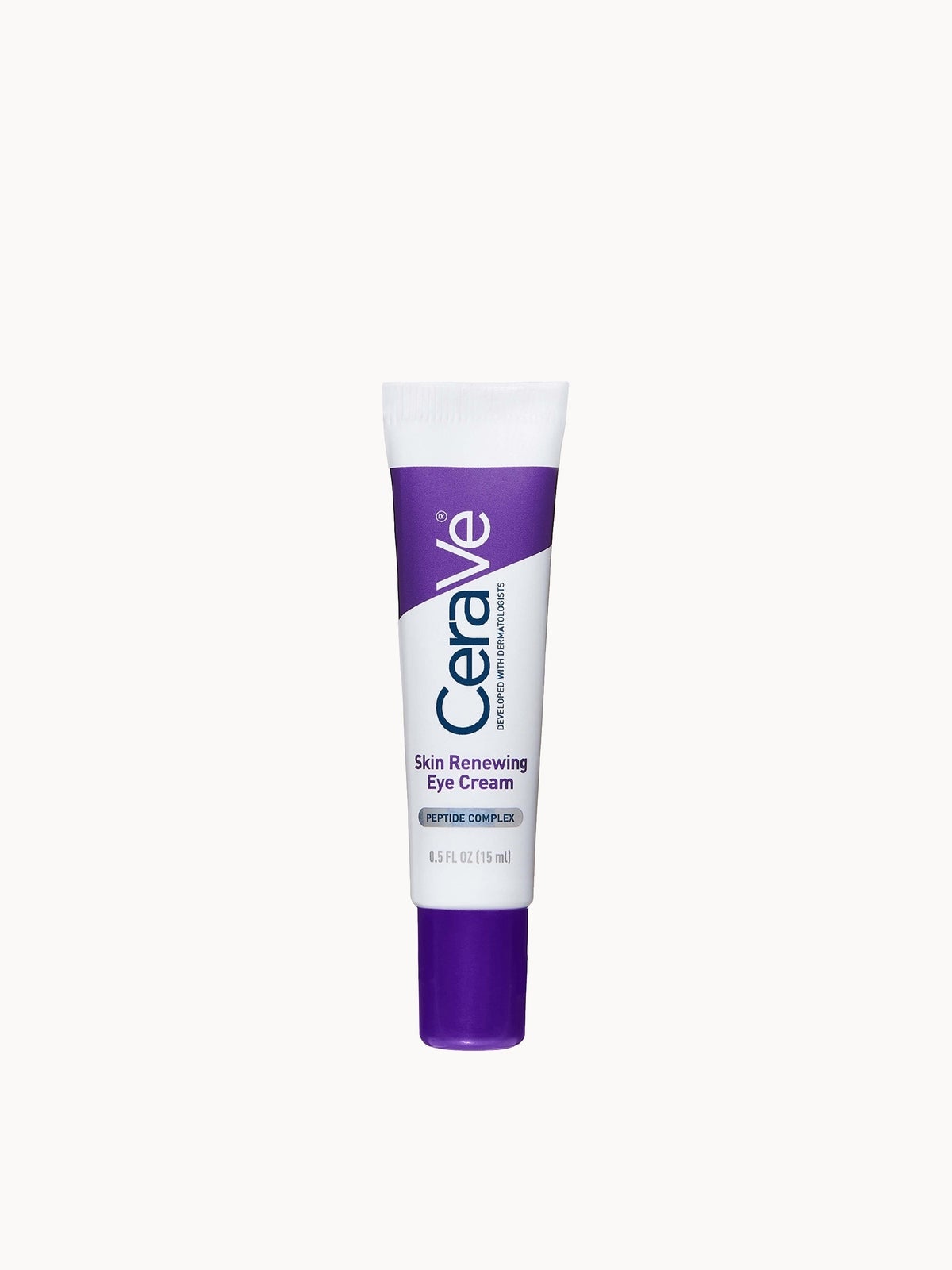 CeraVe Skin Renewing Eye Cream with Peptide Complex & Caffeine for Brighter Smoother Eyes 15ml
