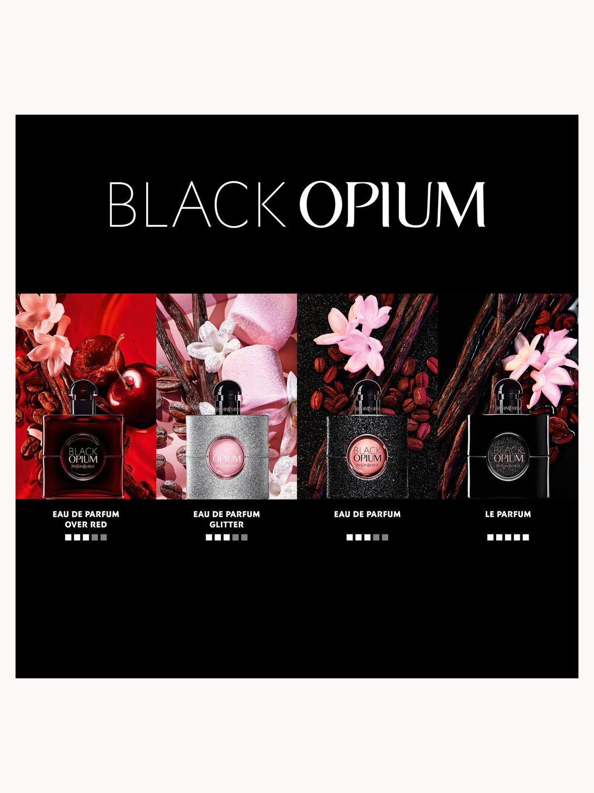 Yves Saint Laurent Black Opium Glitter Eau de Parfum 50ml 4