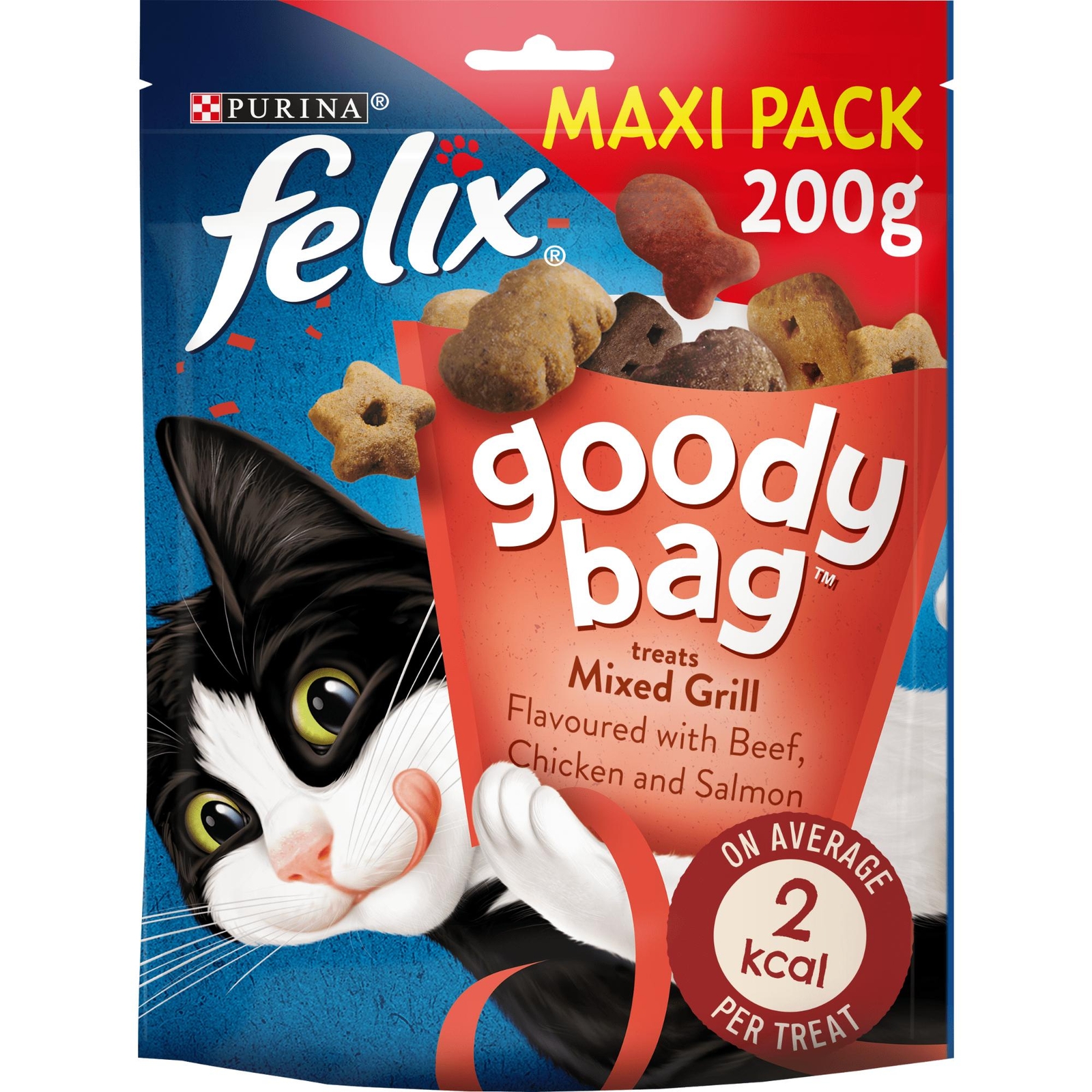 Felix Goody Bag Cat Treats Mixed Grill 200g – Felix