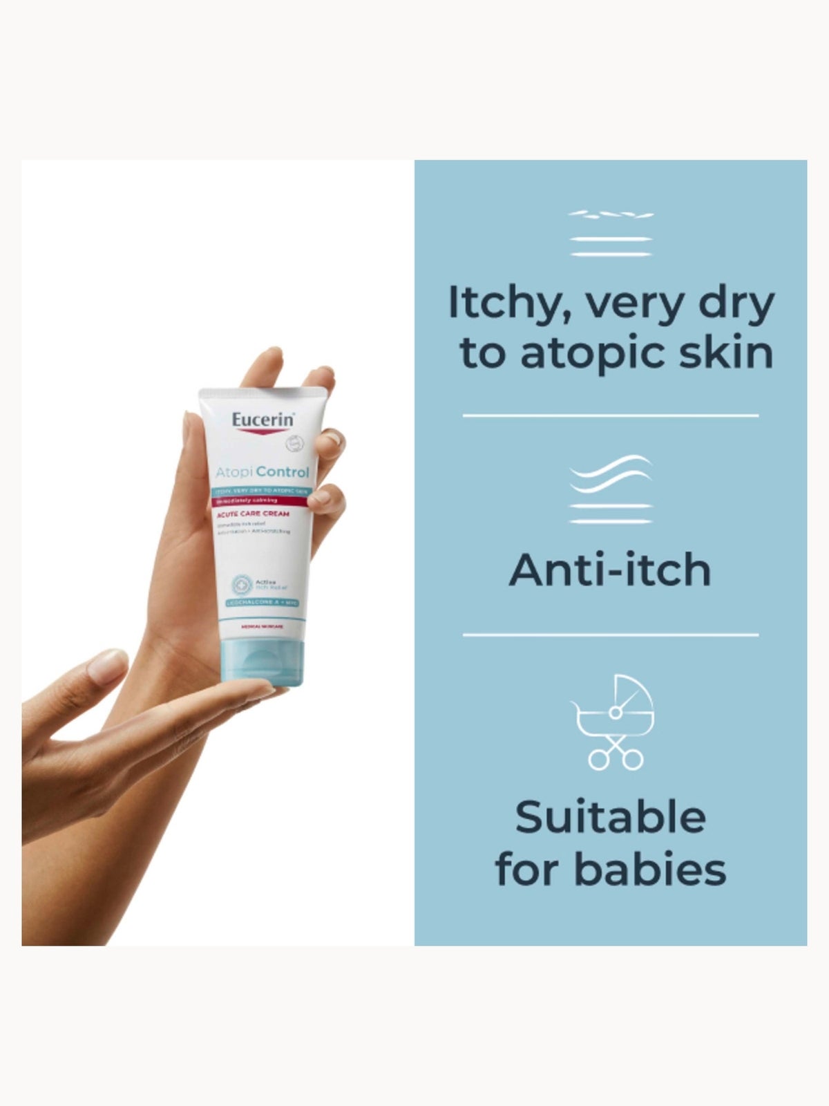 Eucerin Atocontrol Acute Care Cream 100ml 3