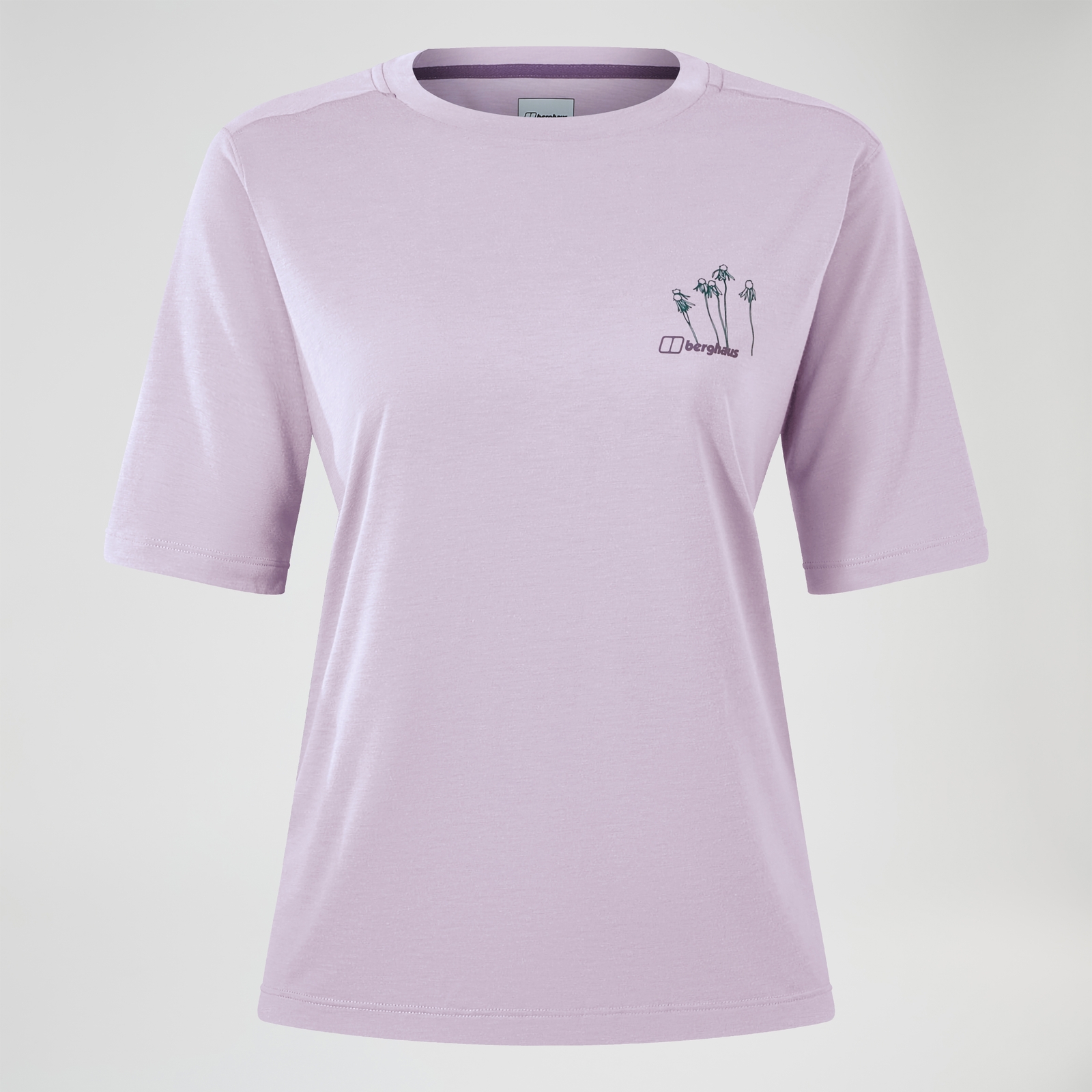 Image of Women's Coneflower Short Sleeve Tee - Purple