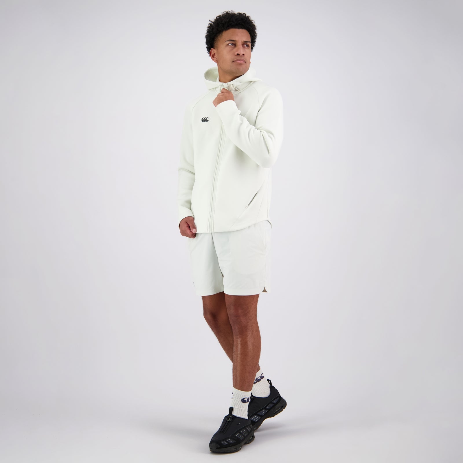 Mens Everest Full Zip Hoody White