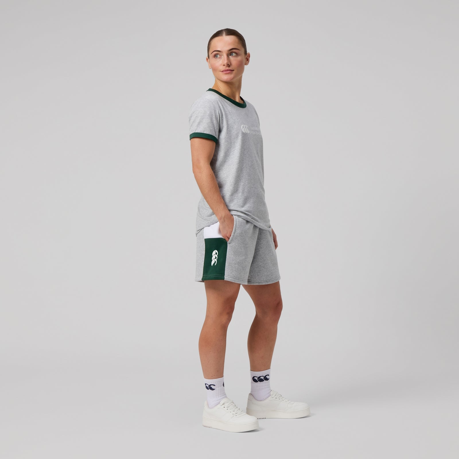 Womens Legends Shorts Grey Marl