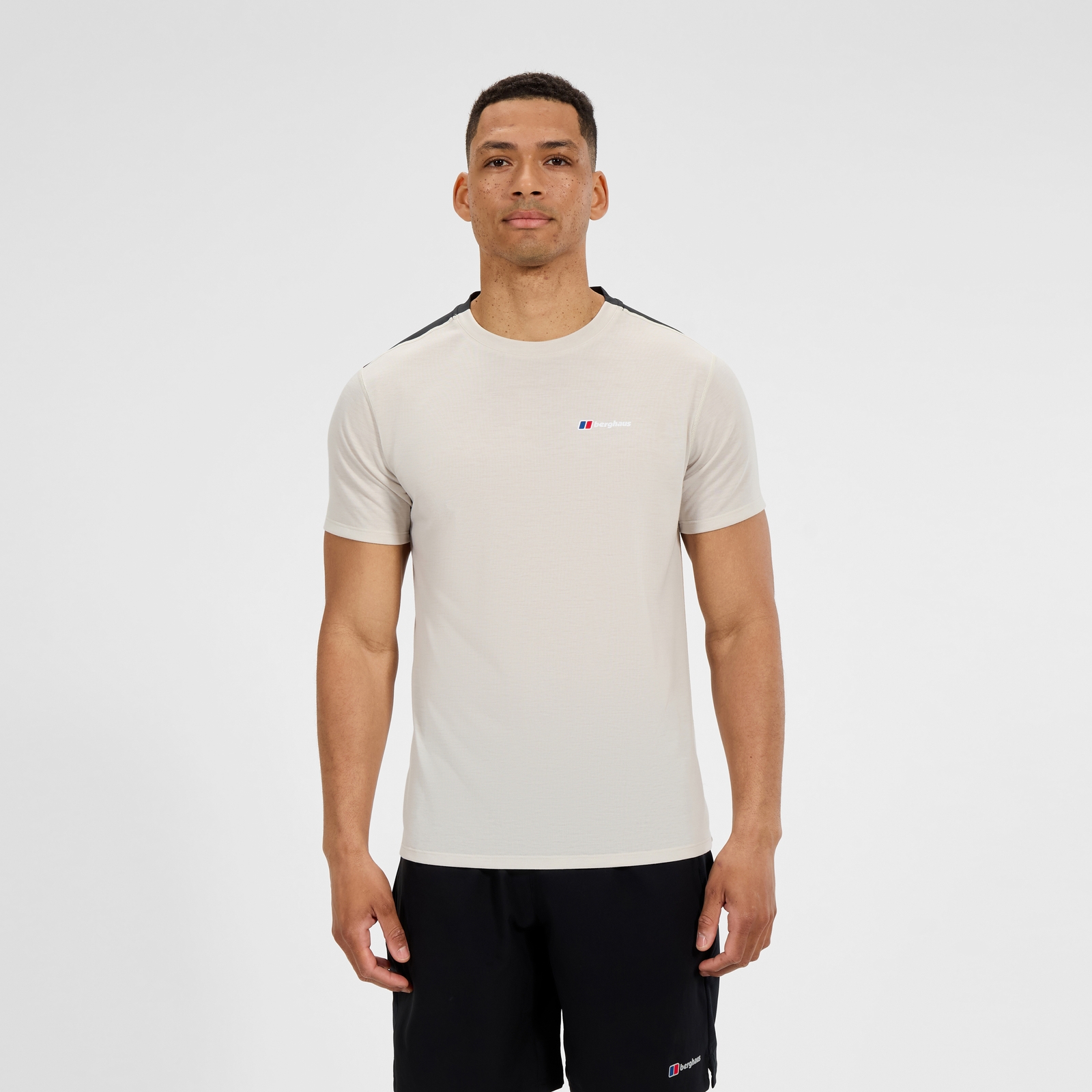 Men’s Terrain Trek Tech Tee – Grey/Black