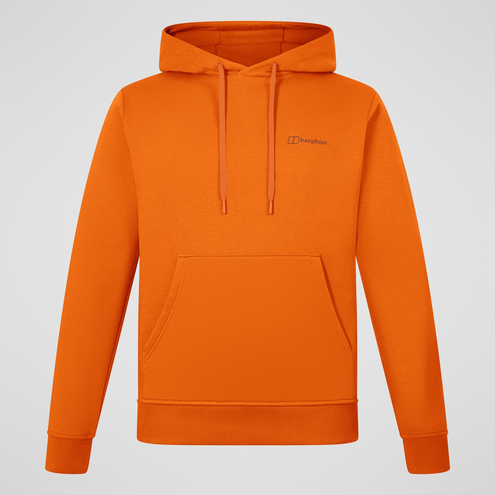 Men's Small Logo Hoody - Orange