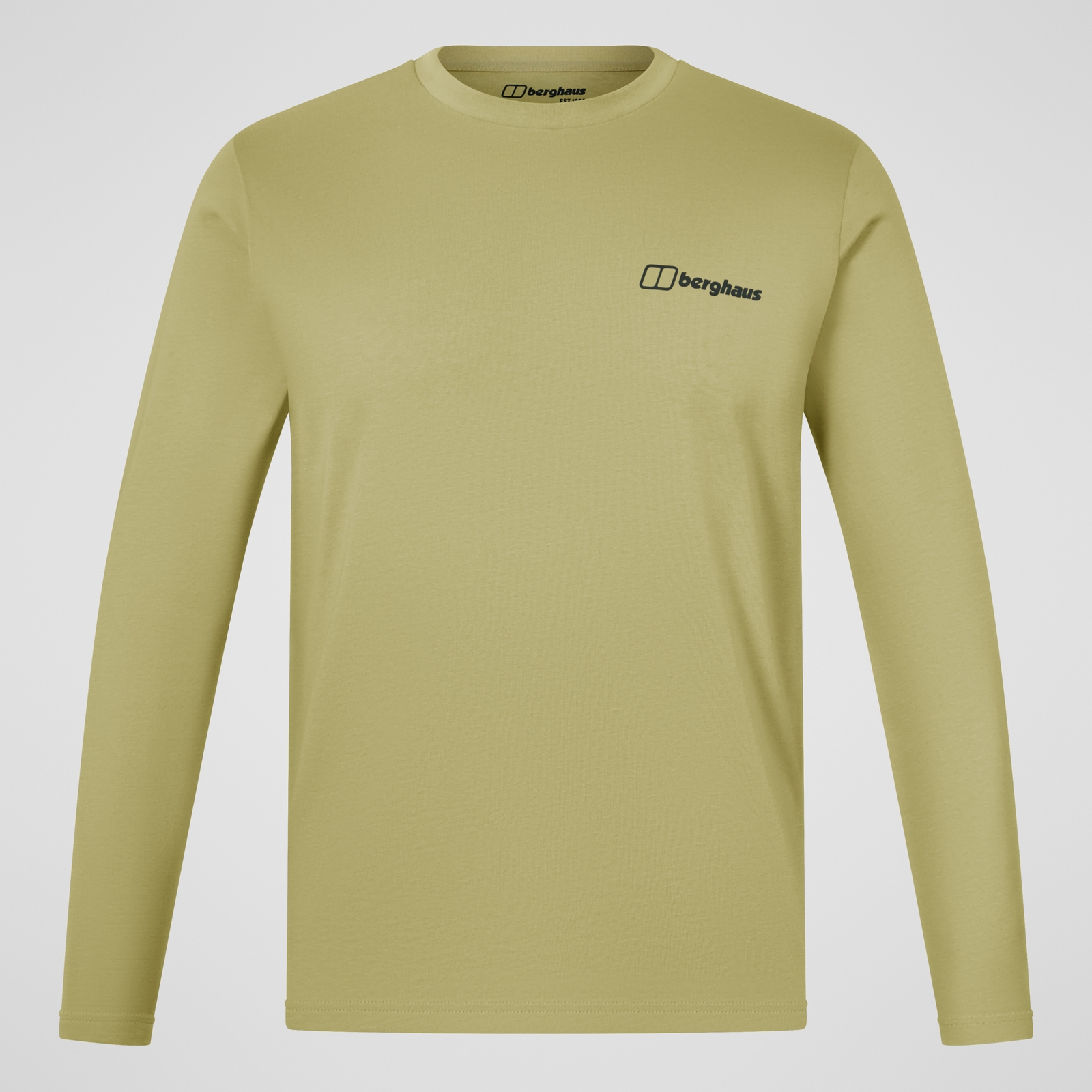 Image of Men's Berghaus Center Logo Tee - Natural