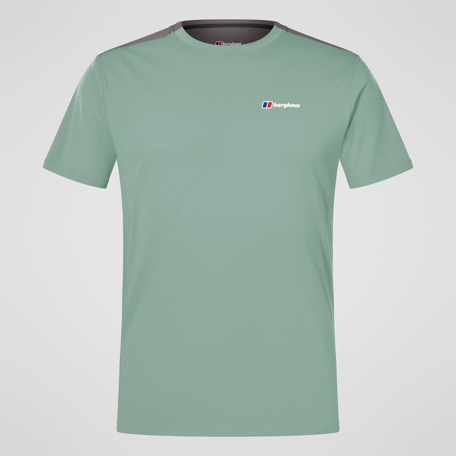 Image of Men's Terrain Trek Tech Tee - Green/Grey