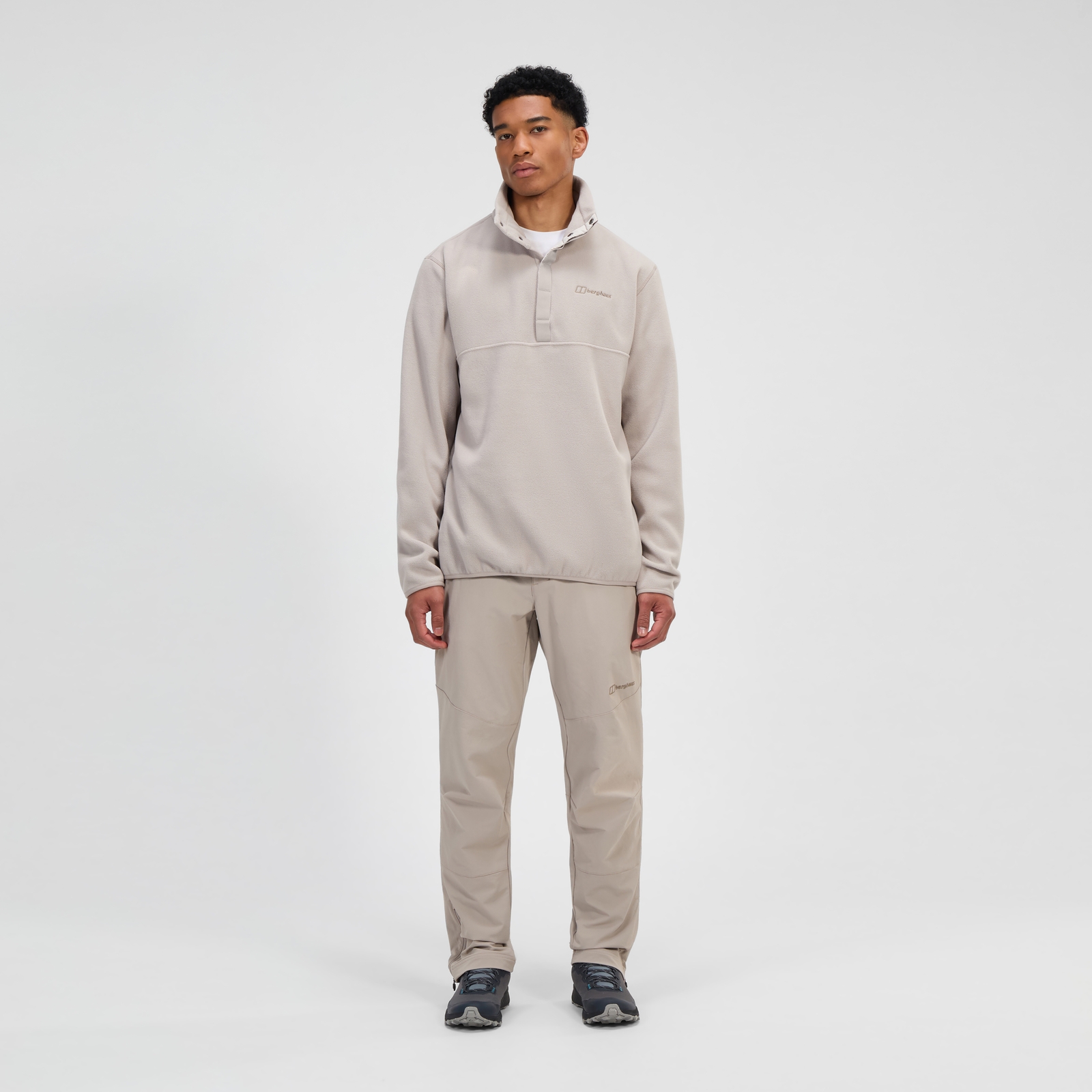 Men&rsquo;s Felltop Snap Fleece Pullover - Grey