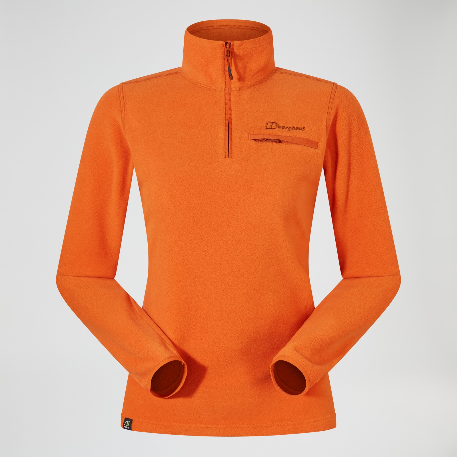 Image of Women's Prism 2.0 Micro Half Zip Polartec Fleece - Orange