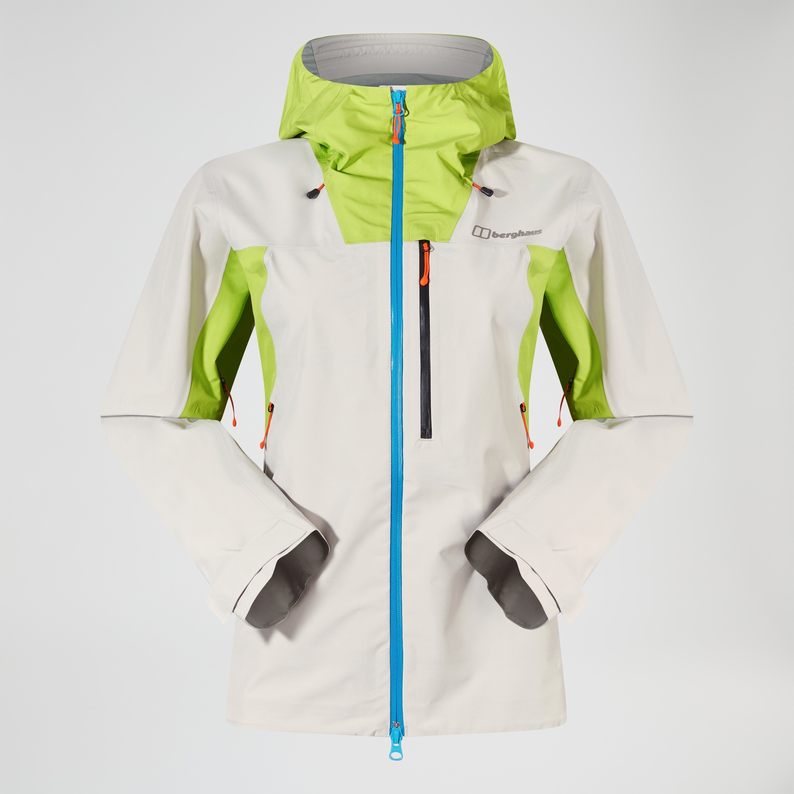 Image of Women's Ridge-Seeker Gore-Tex Waterproof Jacket - Grey/Yellow