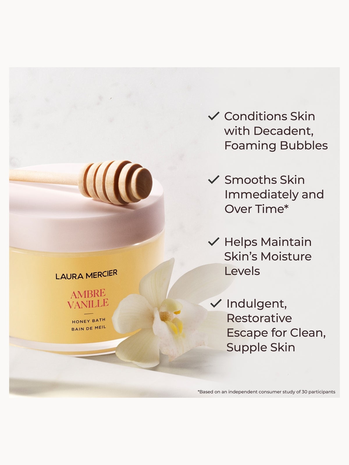 Laura Mercier Honey Bath 250ml - Almond Coconut 3